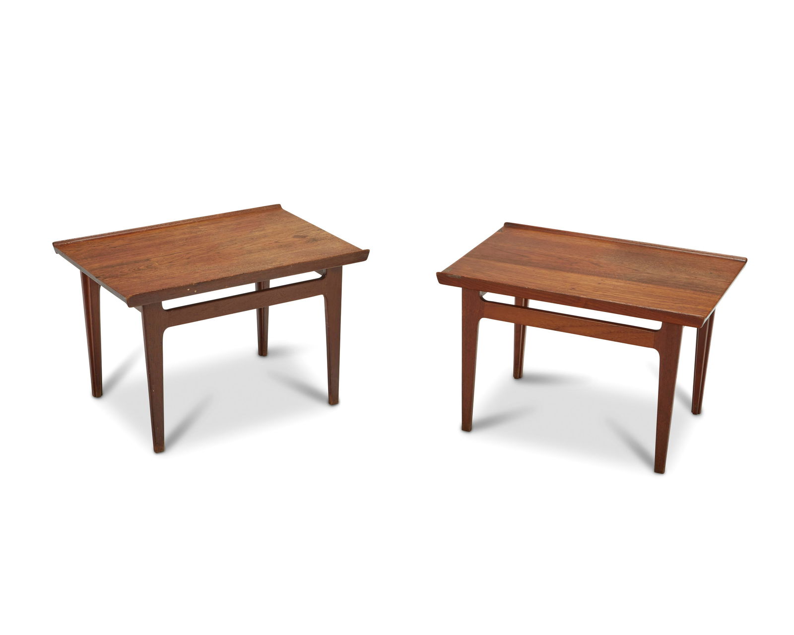 A near pair of Danish France & Sons teak side tables (1 of 8)
