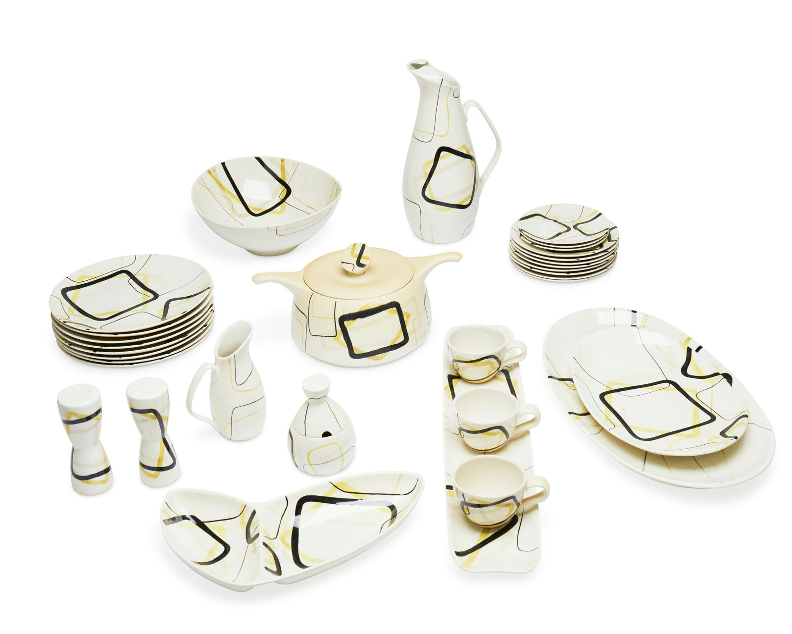 A collection of Red Wing "Smart Set" ceramic dinnerware (1 of 2)