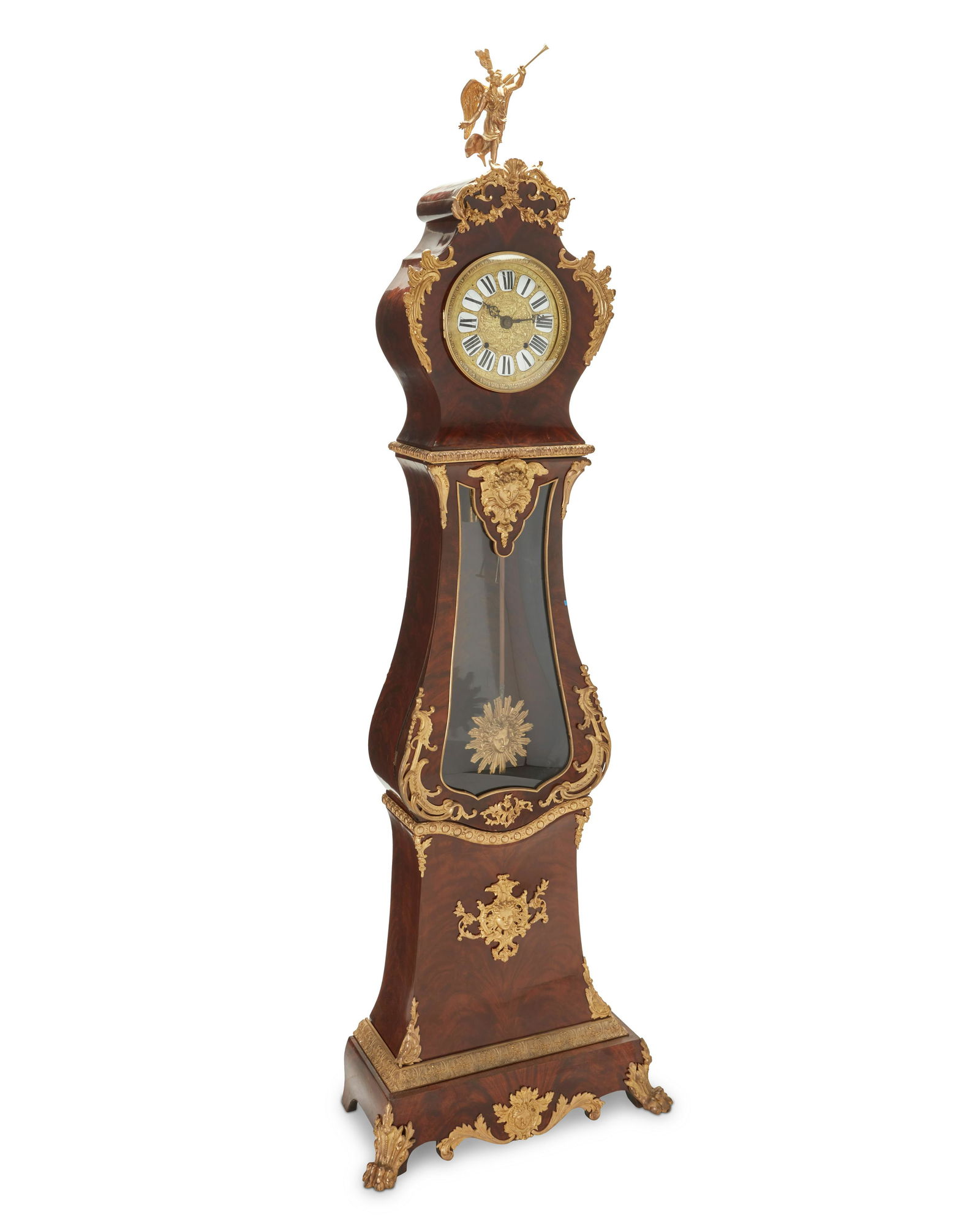 A French Louis XV-style tall case clock (1 of 10)