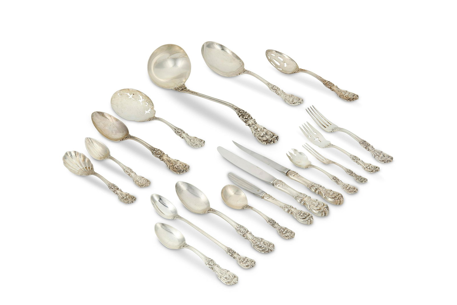 A Reed & Barton "Francis I" sterling silver flatware service (1 of 2)