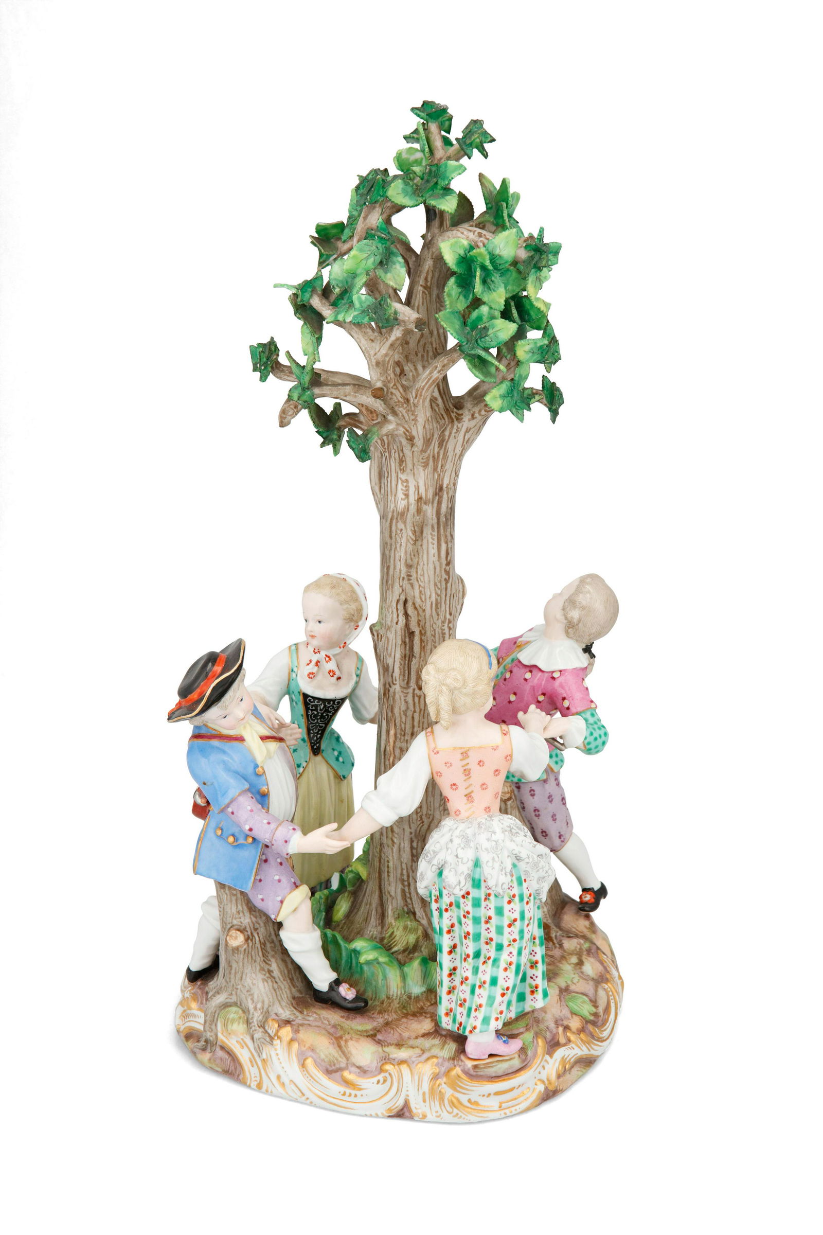 A Meissen porcelain figural group (1 of 4)