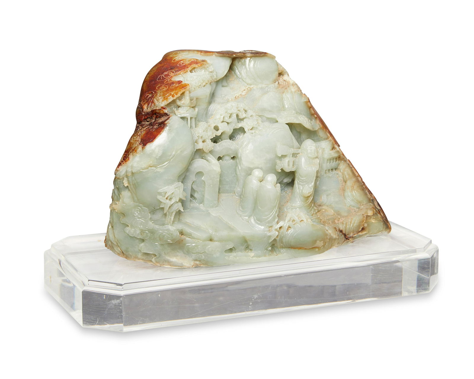 A Chinese nephrite carving (1 of 3)