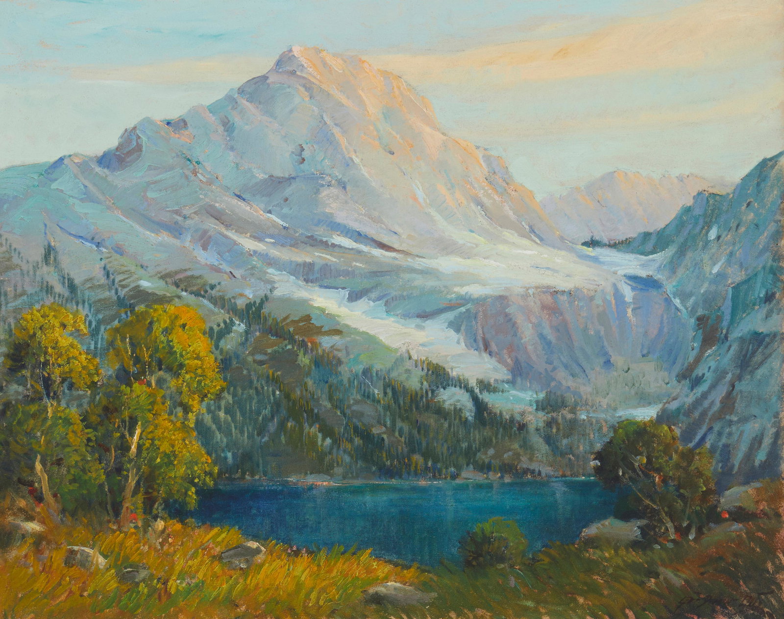 George Demont Otis (1879-1962), iMt. Lassen,i Oil on canvas, 24" H x 30" W (1 of 8)
