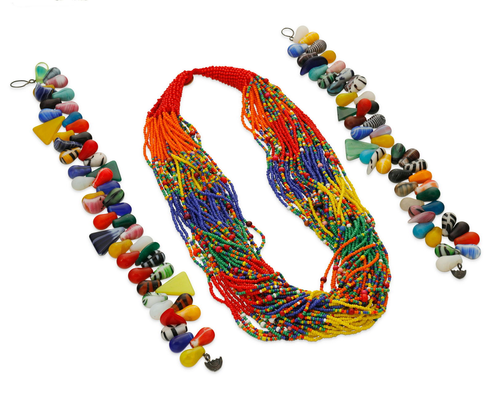 Three glass bead necklaces (1 of 1)