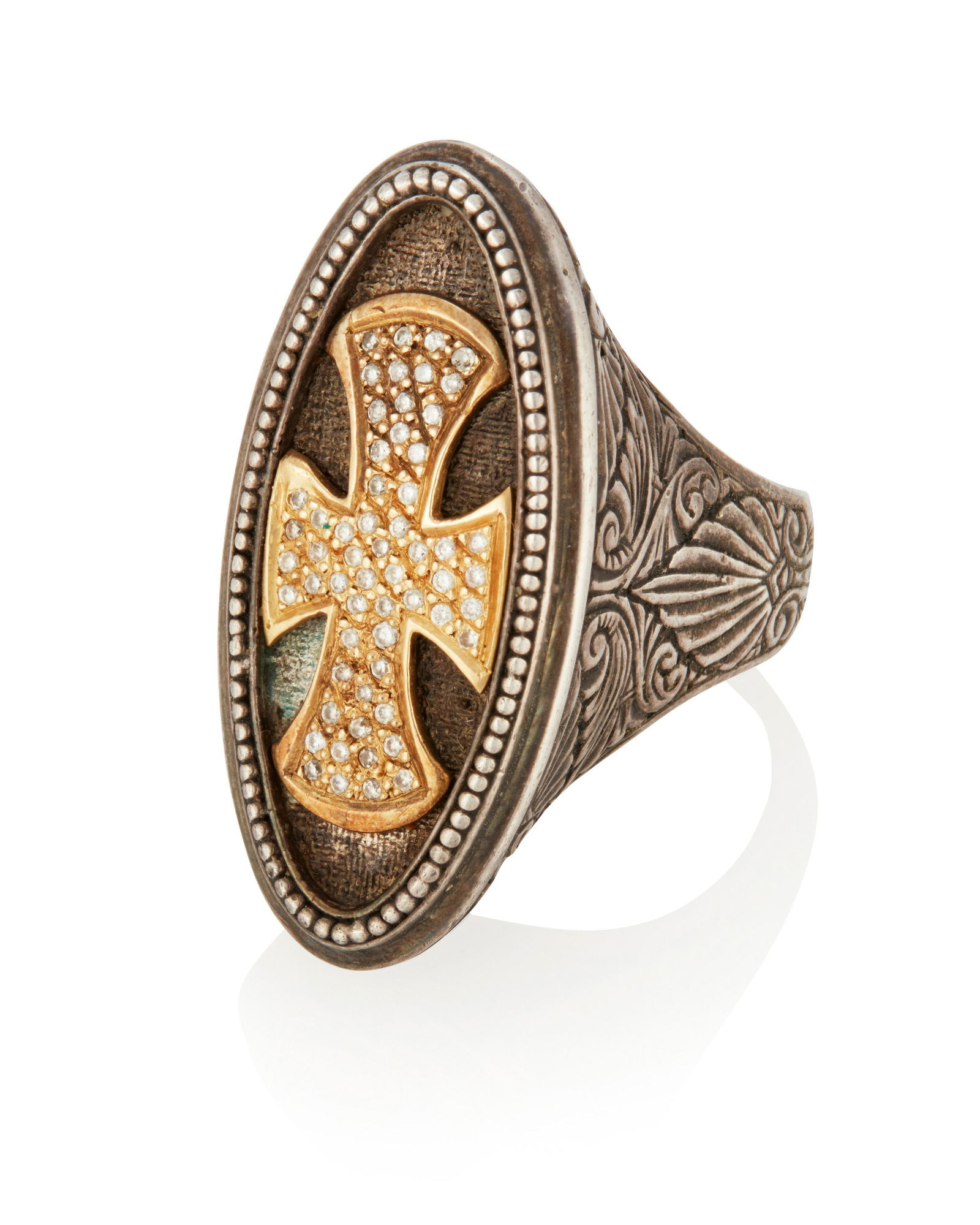 A Konstantino sterling silver and 18k gold ring (1 of 2)