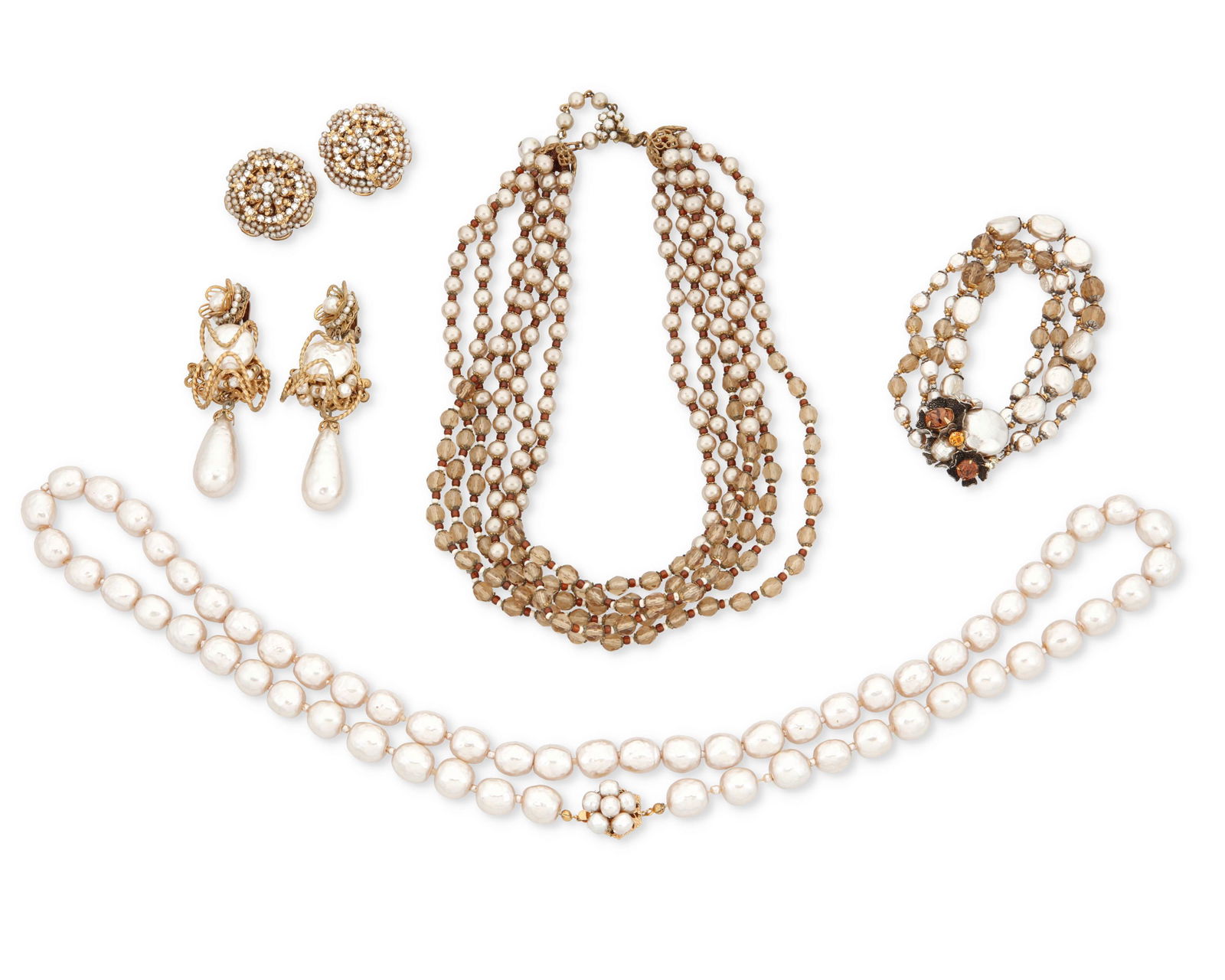 A group of Miriam Haskell jewelry (1 of 1)