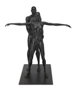 Artis Lane (b. 1927), "Release," 1982, Bronze, 26" H x 21" W x 18" D: Artis Lane(b. 1927)"Release," 1982Patinated bronzeEdition: AP (artist proof)Signed to the base: Artis Lane26" H x 21" W x 18" D