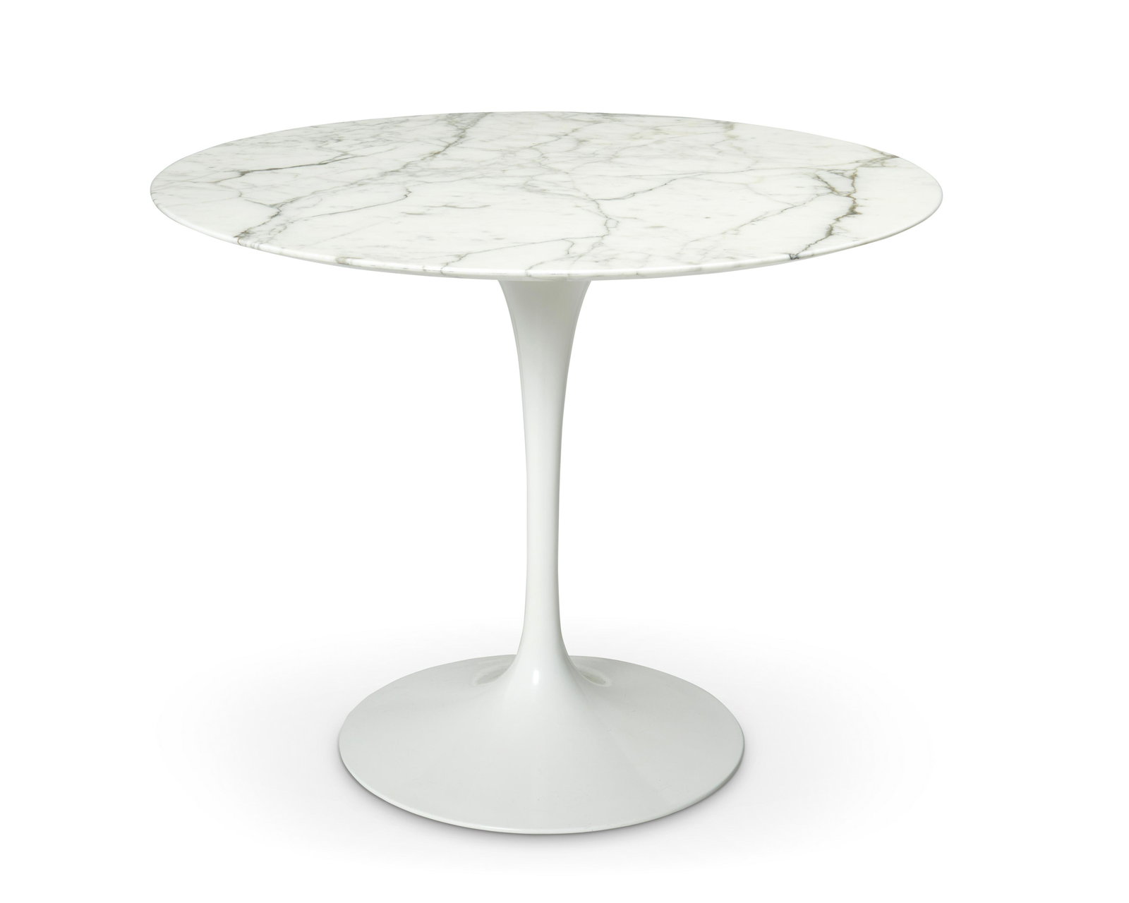 Eero Saarinen (1910-1961), Knoll tulip dining table, 2015, 28.5" H x 36" Dia. (1 of 6)