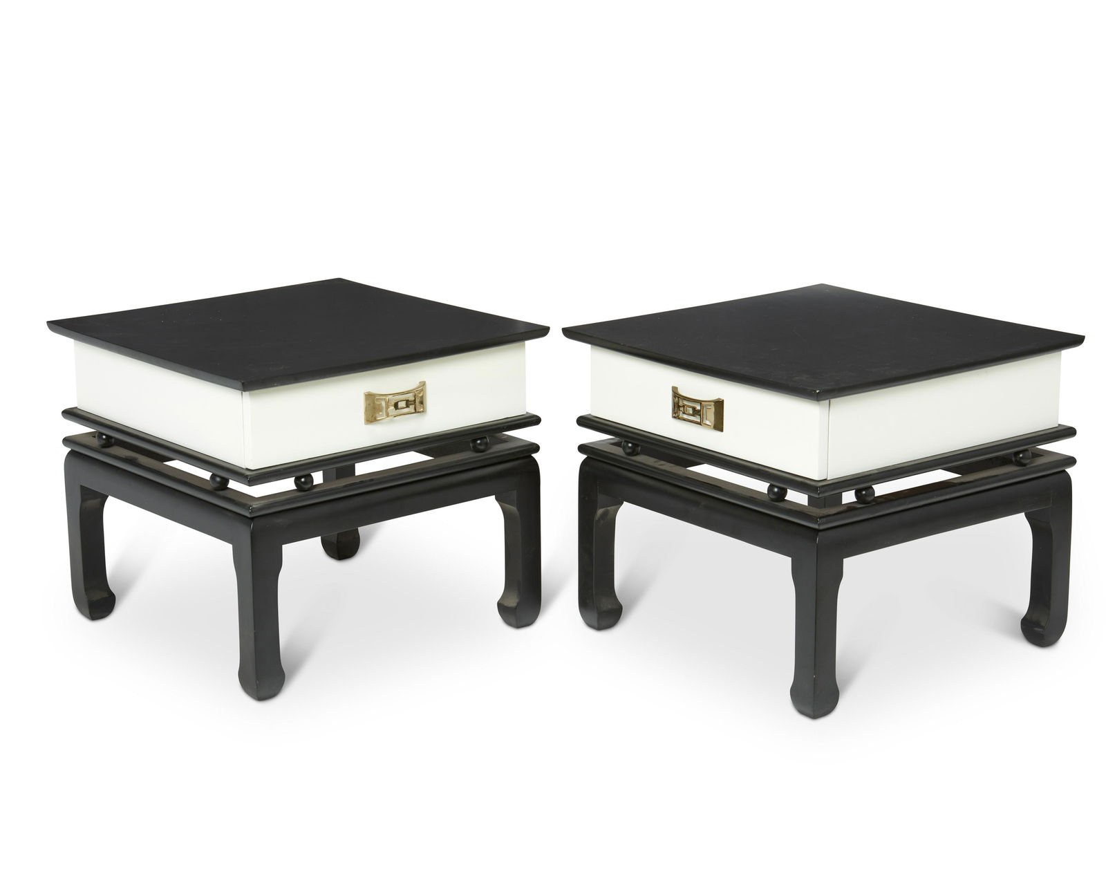 A pair of James Mont-style side tables (1 of 7)