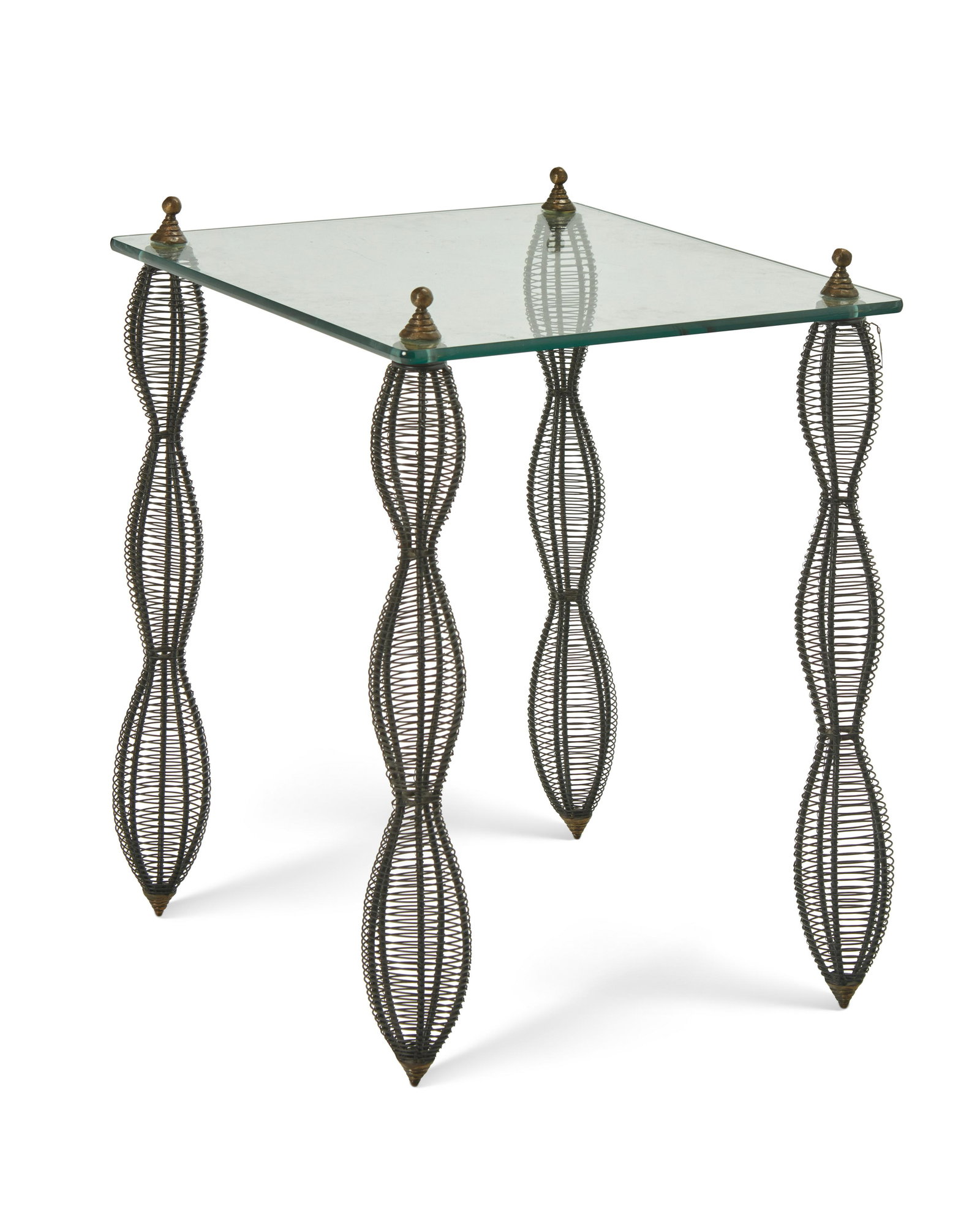 A Michael Aram cage metal and glass cocktail table (1 of 7)