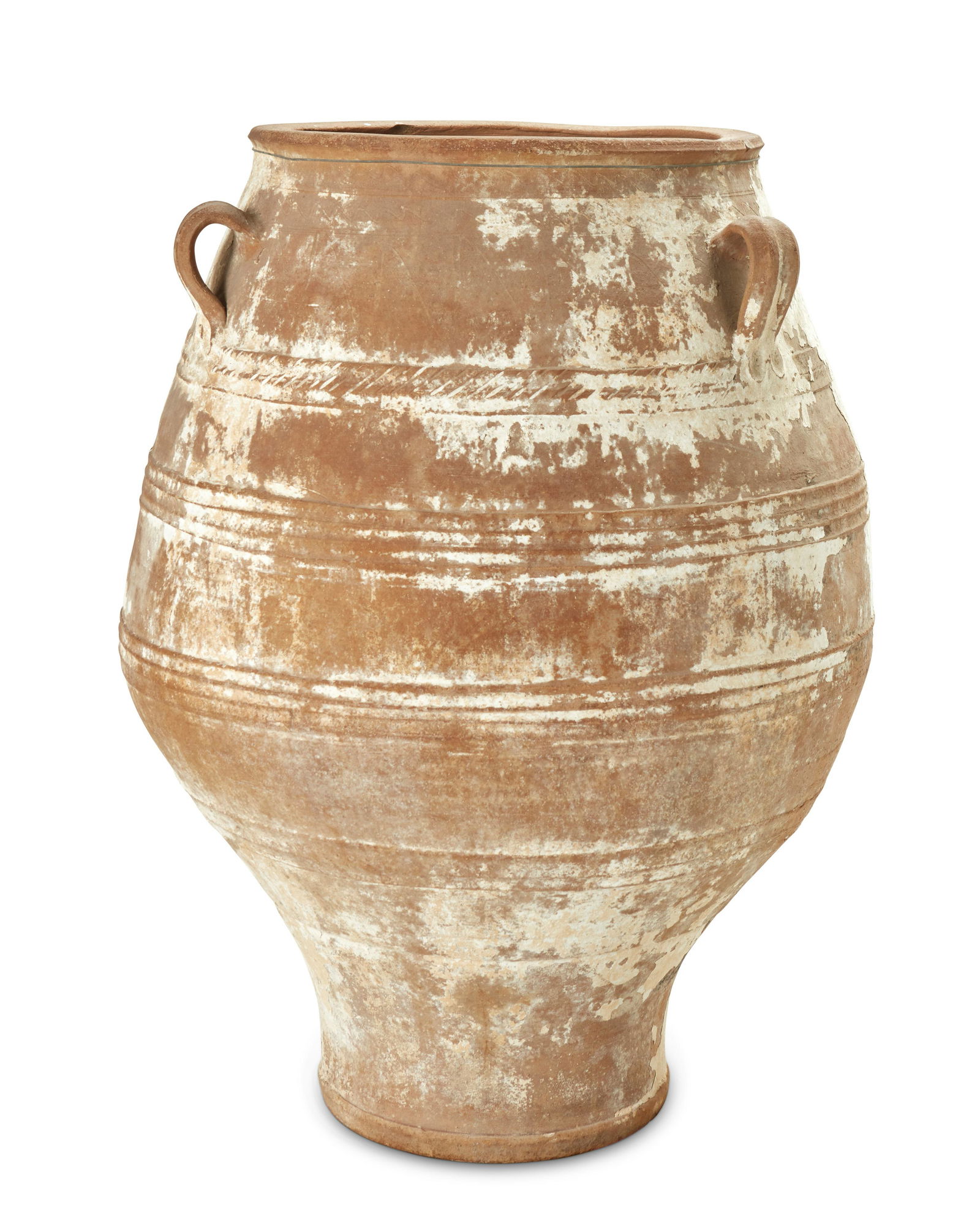 A Pakistani monumental terracotta storage jar (1 of 5)