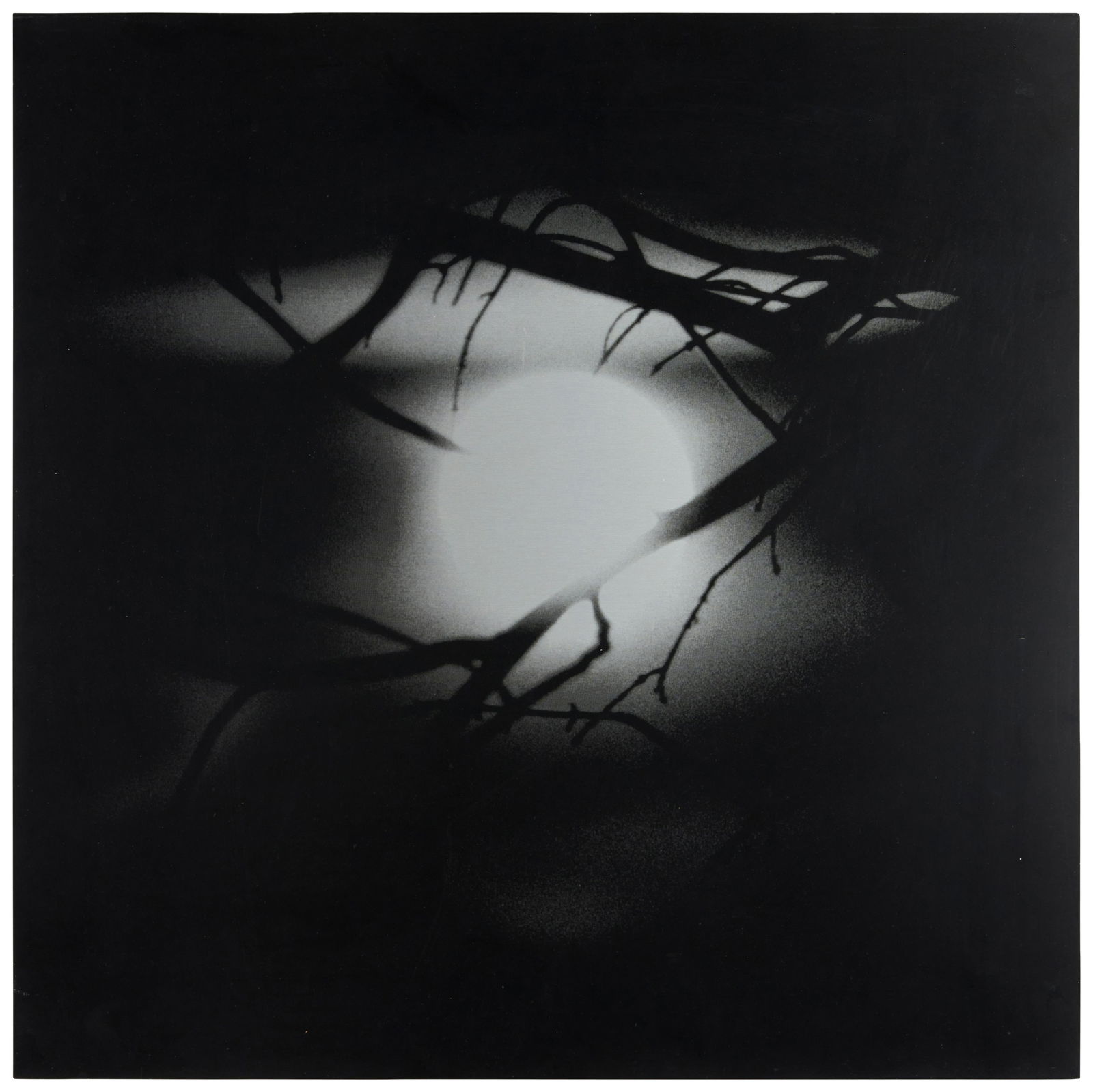 Ray Charles White (b. 1961), "Millennium Moon," Screenprinted enamel panels on anodized aluminum,: Ray Charles White(b. 1961)"Millennium Moon"Screenprinted enamel panels on anodized aluminumEdition: 35/35Signed and numbered verso: Ray White; titled by repute23.25" H x 23.25" W x