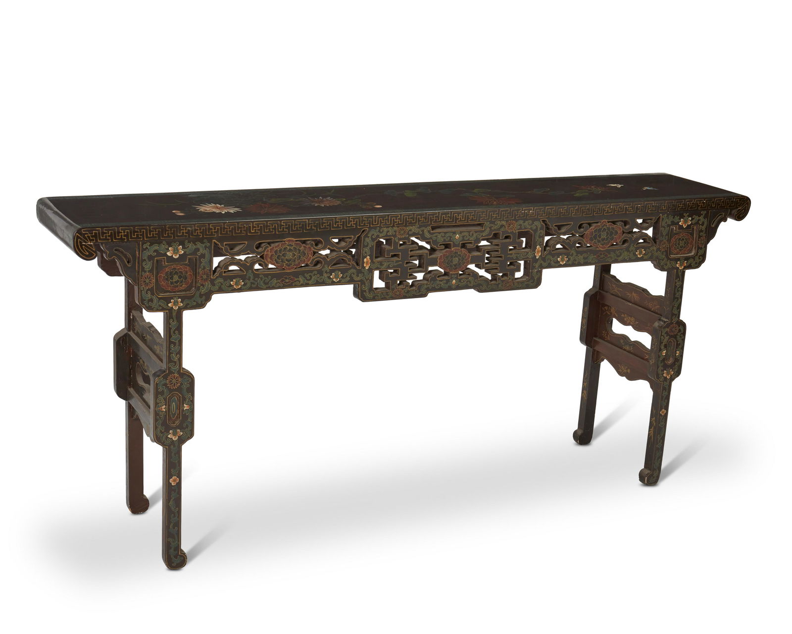 A Chinese lacquered wood altar table (1 of 7)