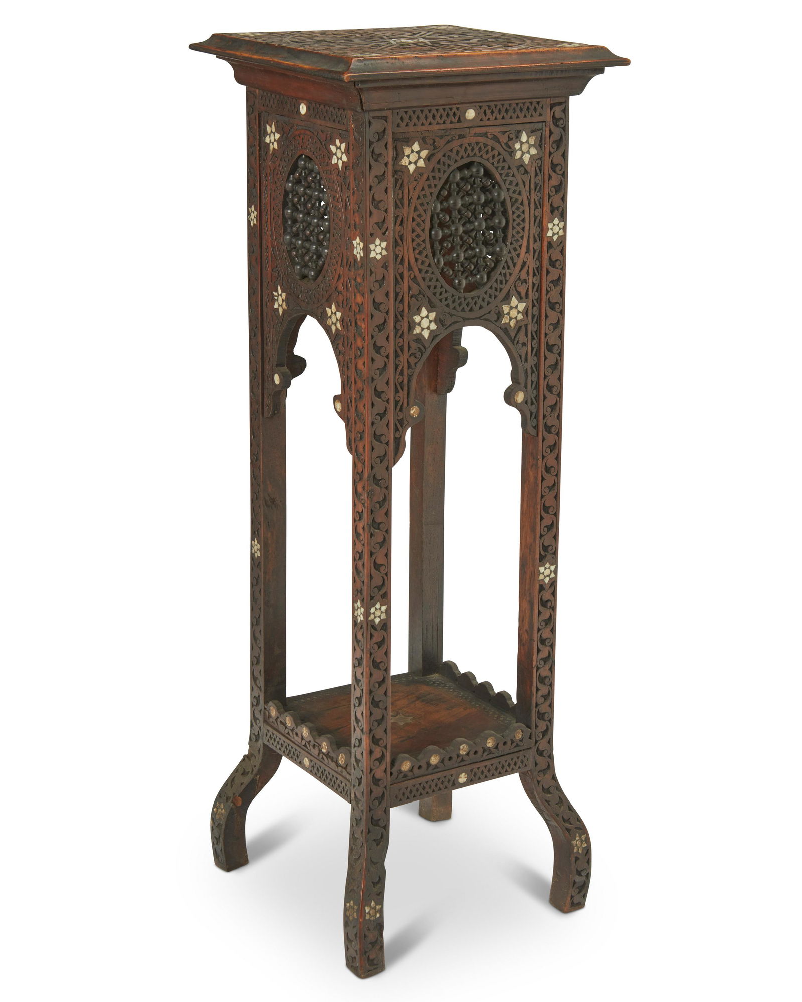 A North African carved wood stand (1 of 9)
