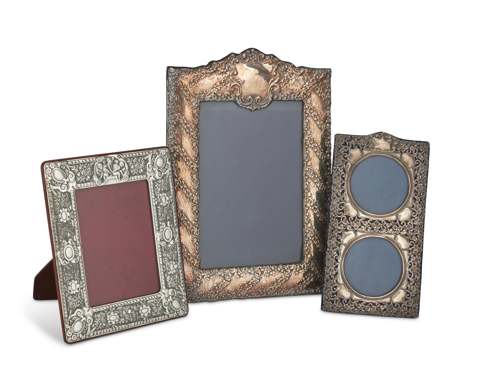 A group of silver picture frames (1 of 6)