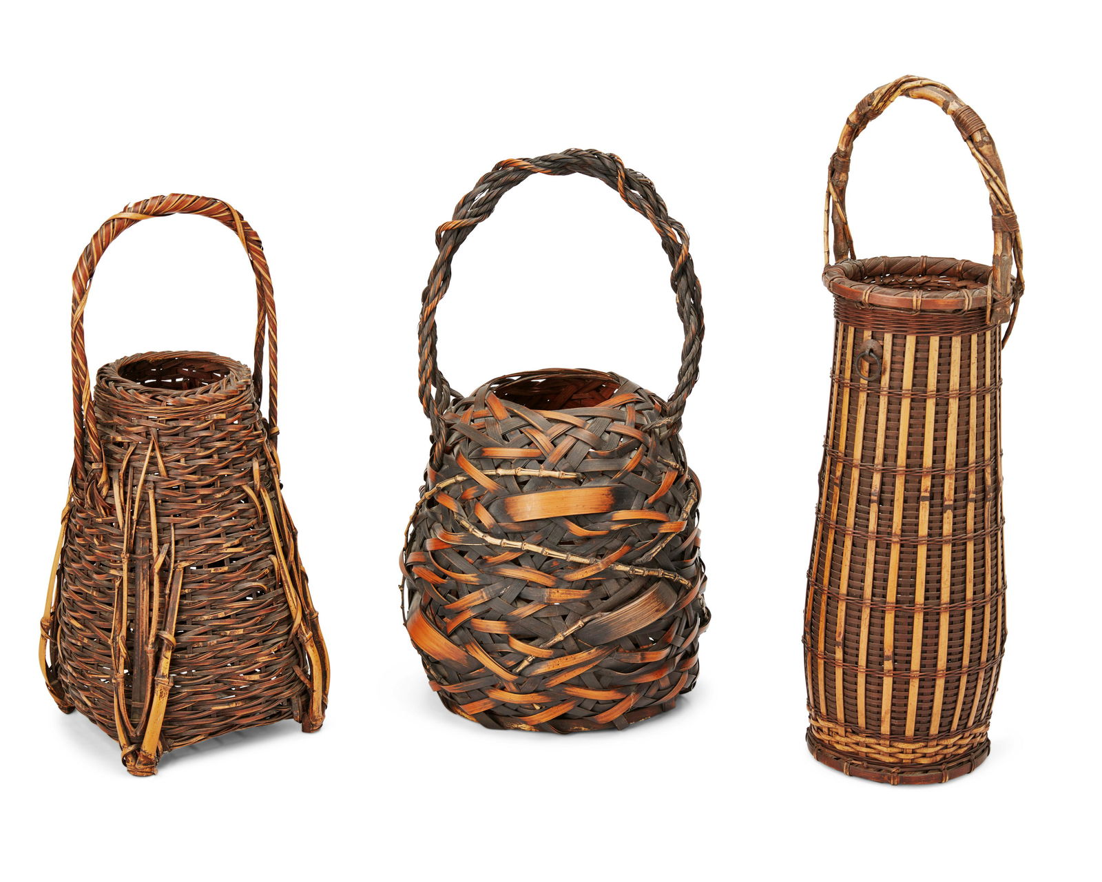 Three Japanese ikebana baskets (1 of 2)