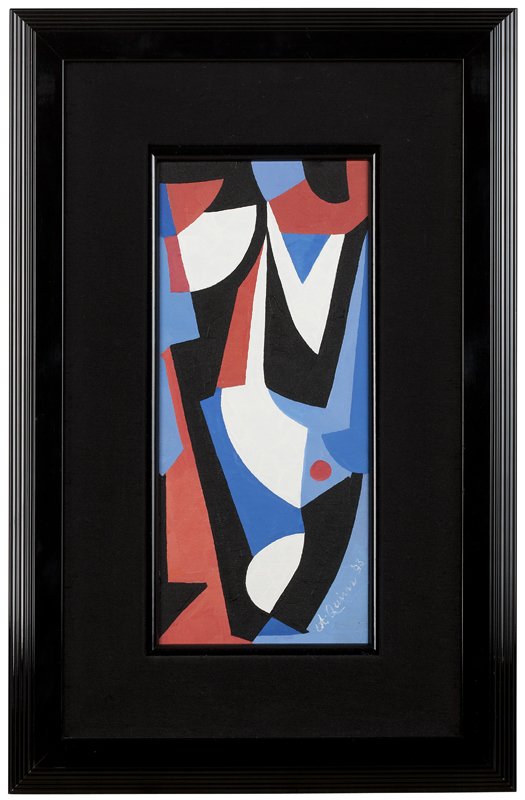 Anthony Quinn (1915-2001): Dents de Chien, signed and dated lower right: A. Quinn '93, titled verso, oil on canvas, 16.5'' x 7.5'', est:$600/800. Provenance: Private Collection, Northern California, acquired directly from the a