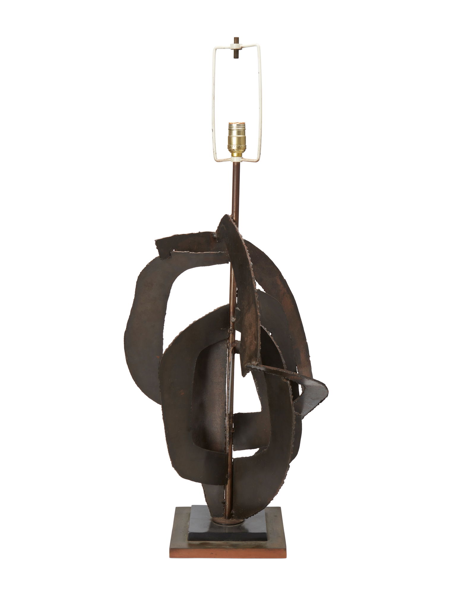 A Richard Barr for Laurel Brutalist steel table lamp (1 of 4)