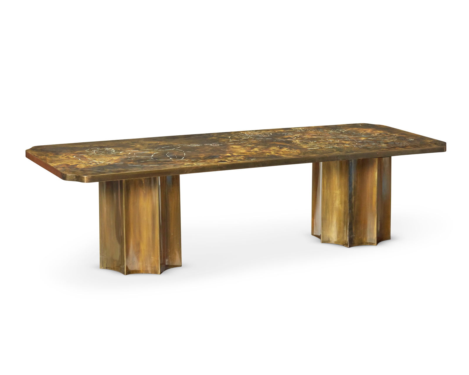 Philip (1907-1987) and Kelvin LaVerne (b. 1937), A "Creation of Man" coffee table, circa 1965; New (1 of 4)