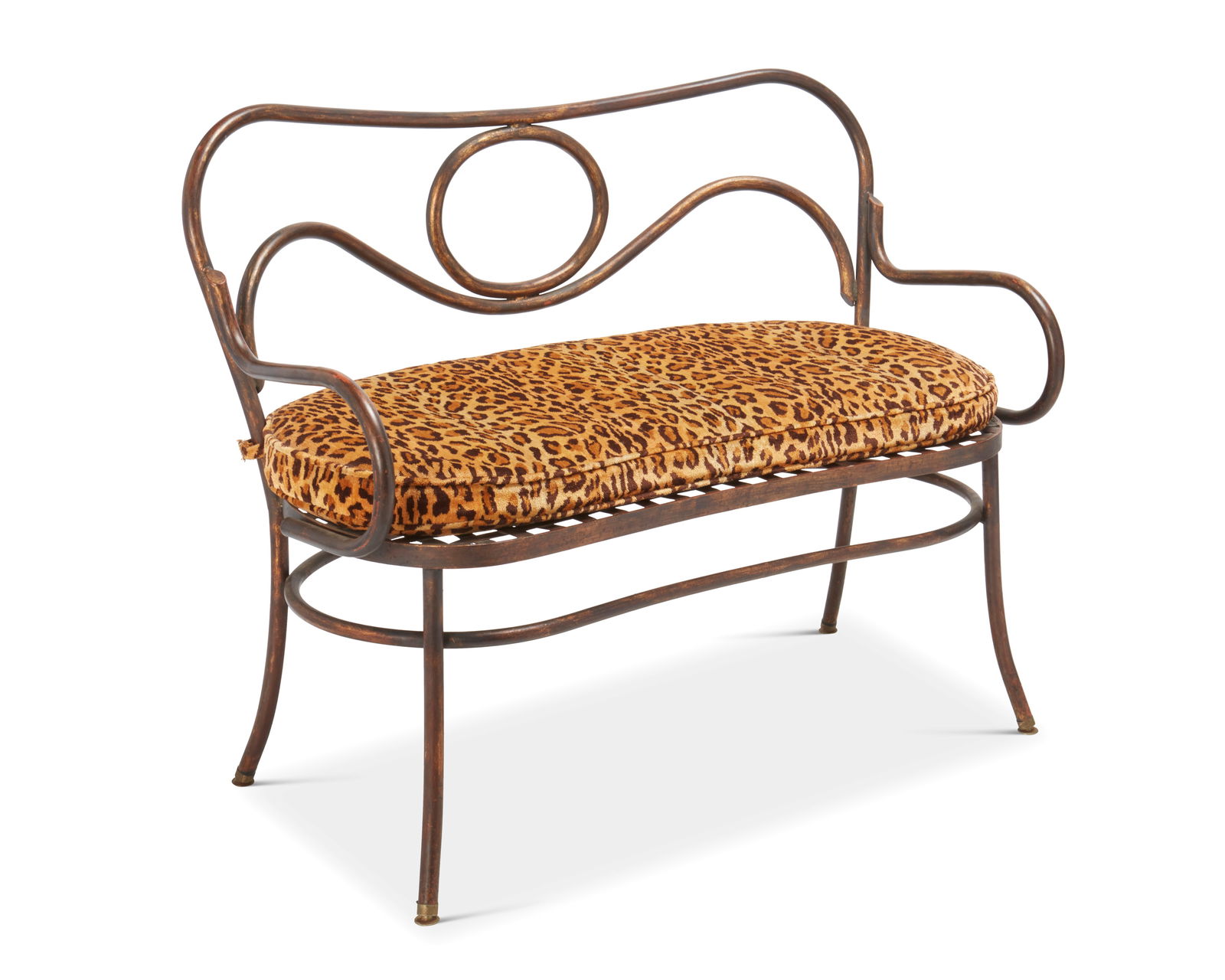 A patinated bronze settee (1 of 6)