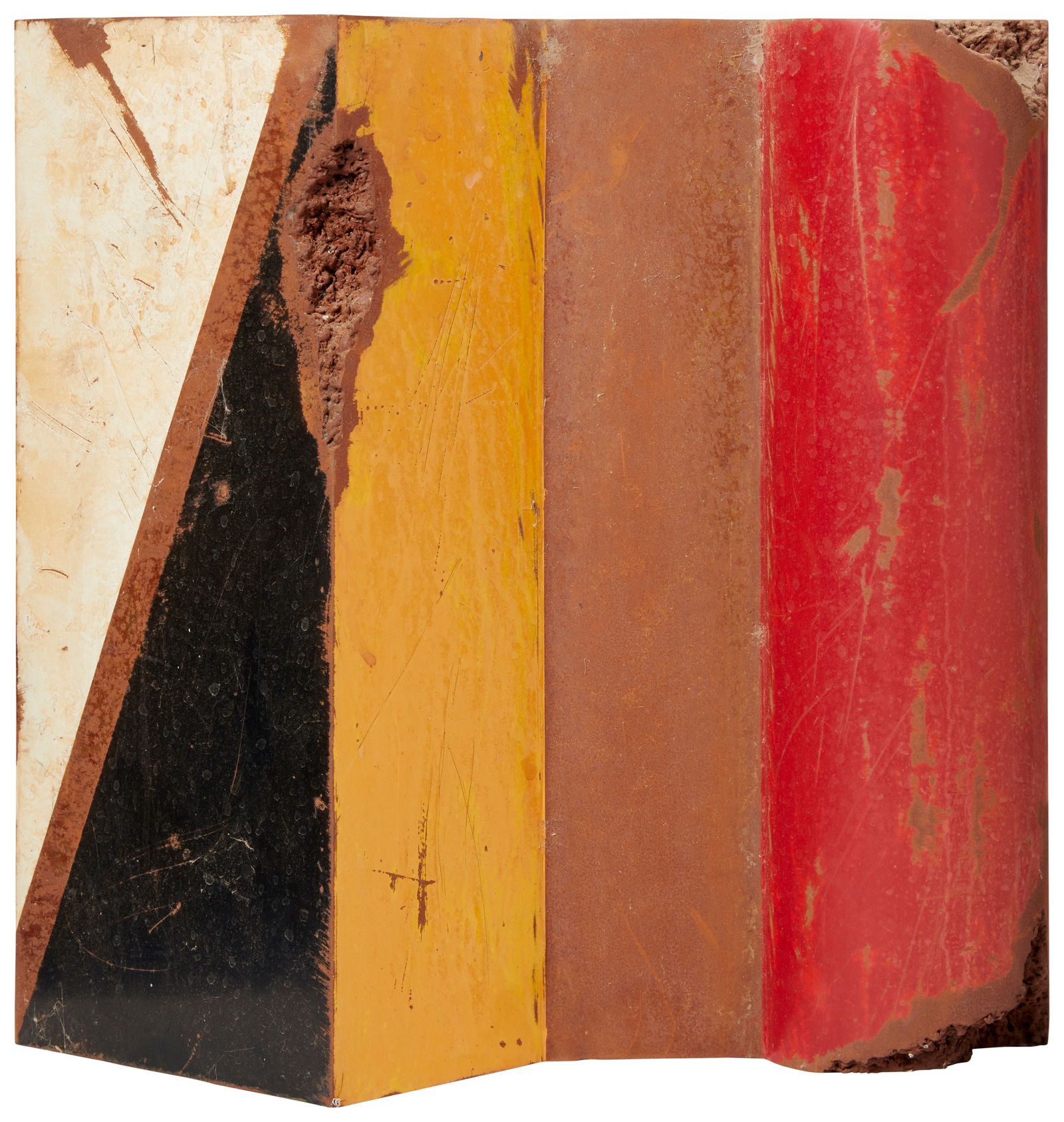 Delos Van Earl (b. 1951), Abstract wall sculpture, 2004, Steel and paint, 16" H x 16" W x 5" D (1 of 5)