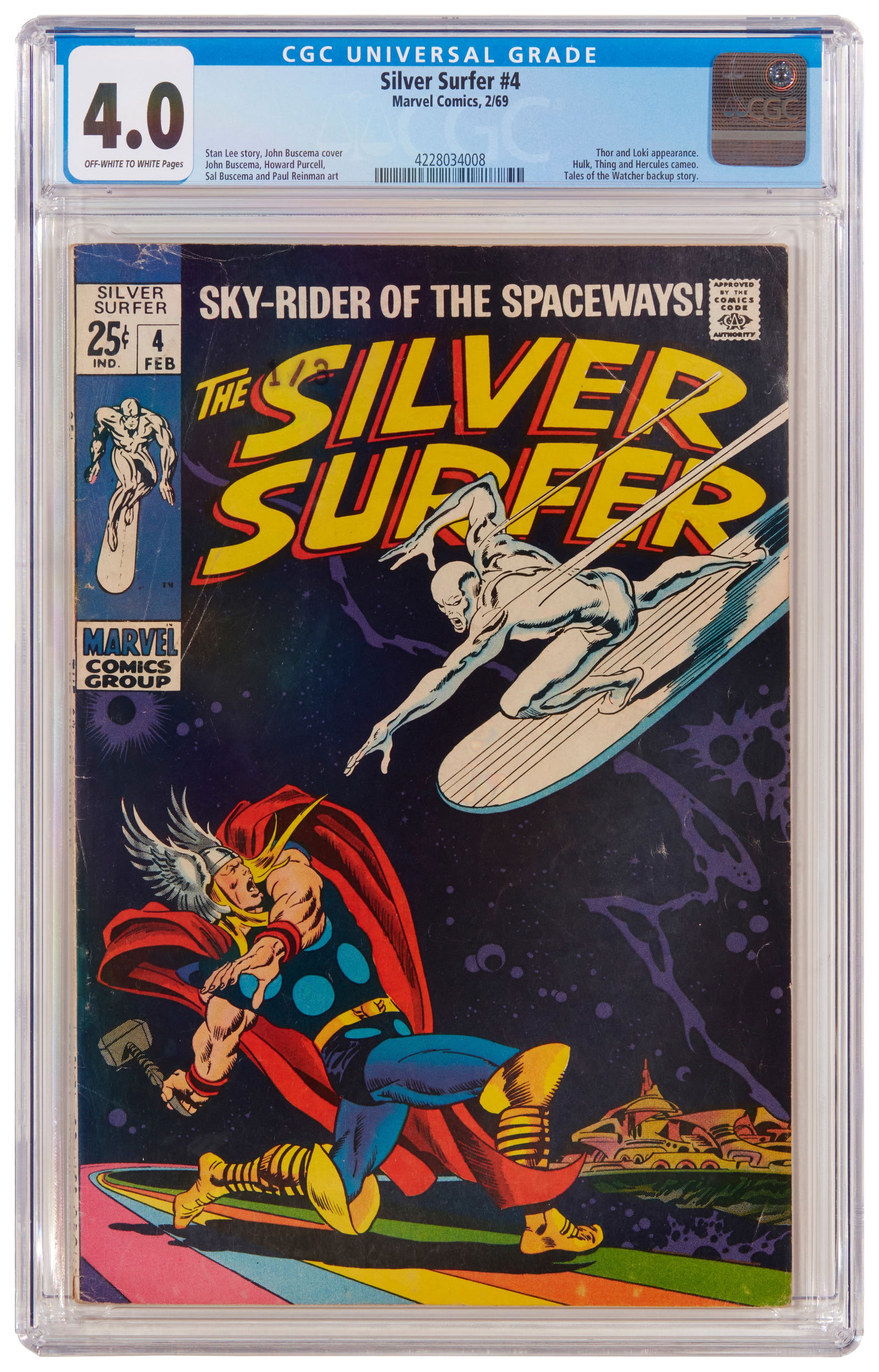 Silver Surfer #4 (Marvel Comics, 1969) (1 of 2)