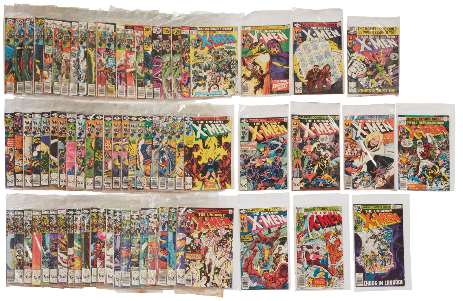A group of Silver Bronze Age Marvel X-Men comics (1 of 20)