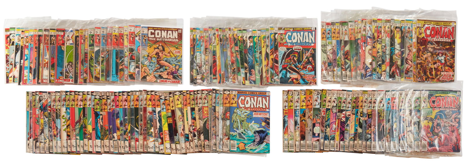 A group of Bronze Age Marvel Conan the Barbarian comics (1 of 7)