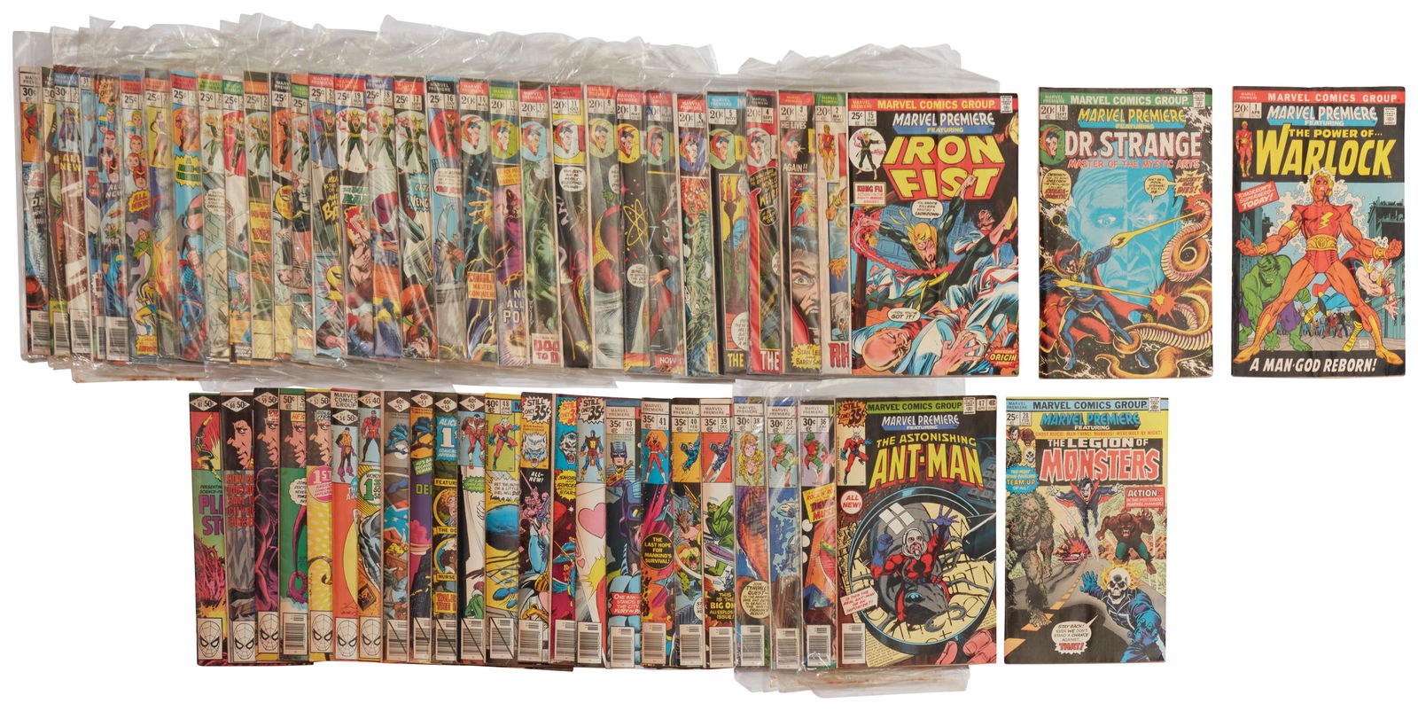 A group of Bronze Age Marvel Premiere comics (1 of 11)
