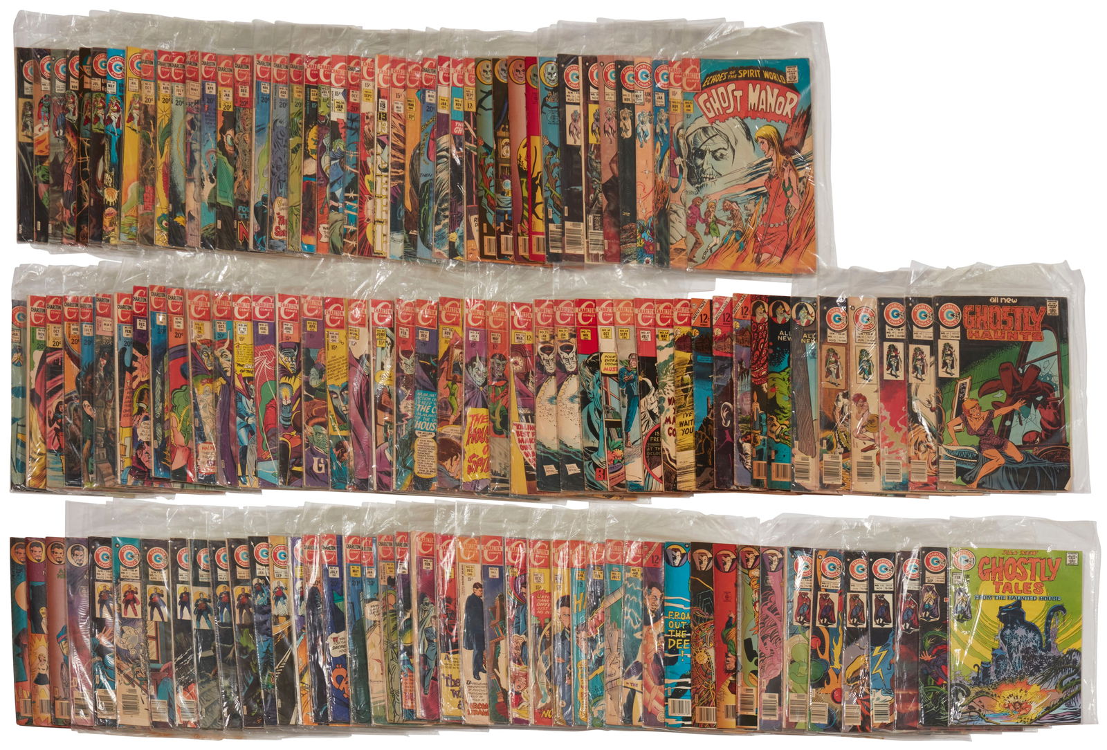 A group of Silver/Bronze Age Charlton Ghost Manor comics (1 of 3)