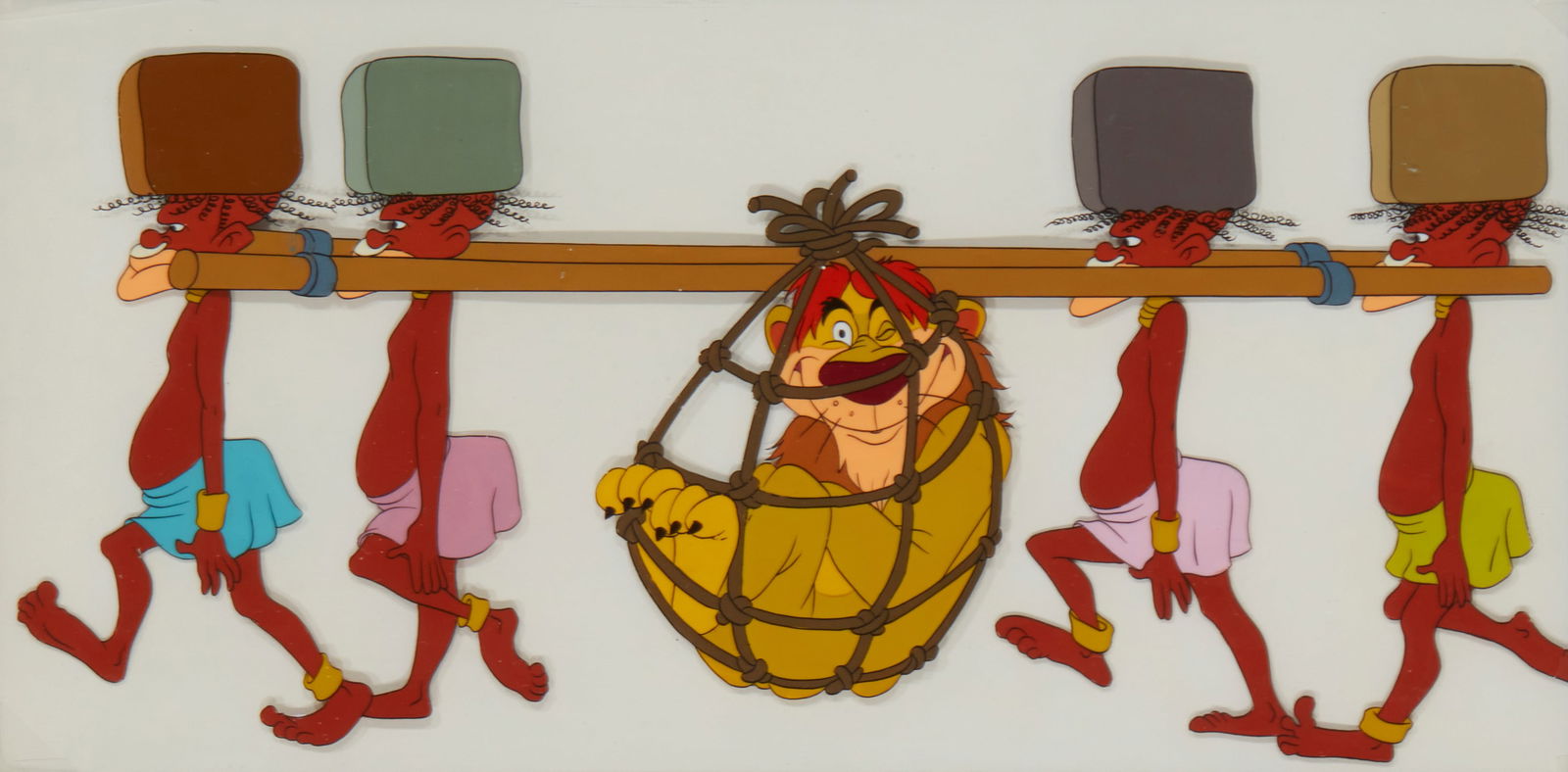 A Walt Disney Animation Studios animation cel from "The Social Lion," 1954, Gouache on celluloid, (1 of 4)