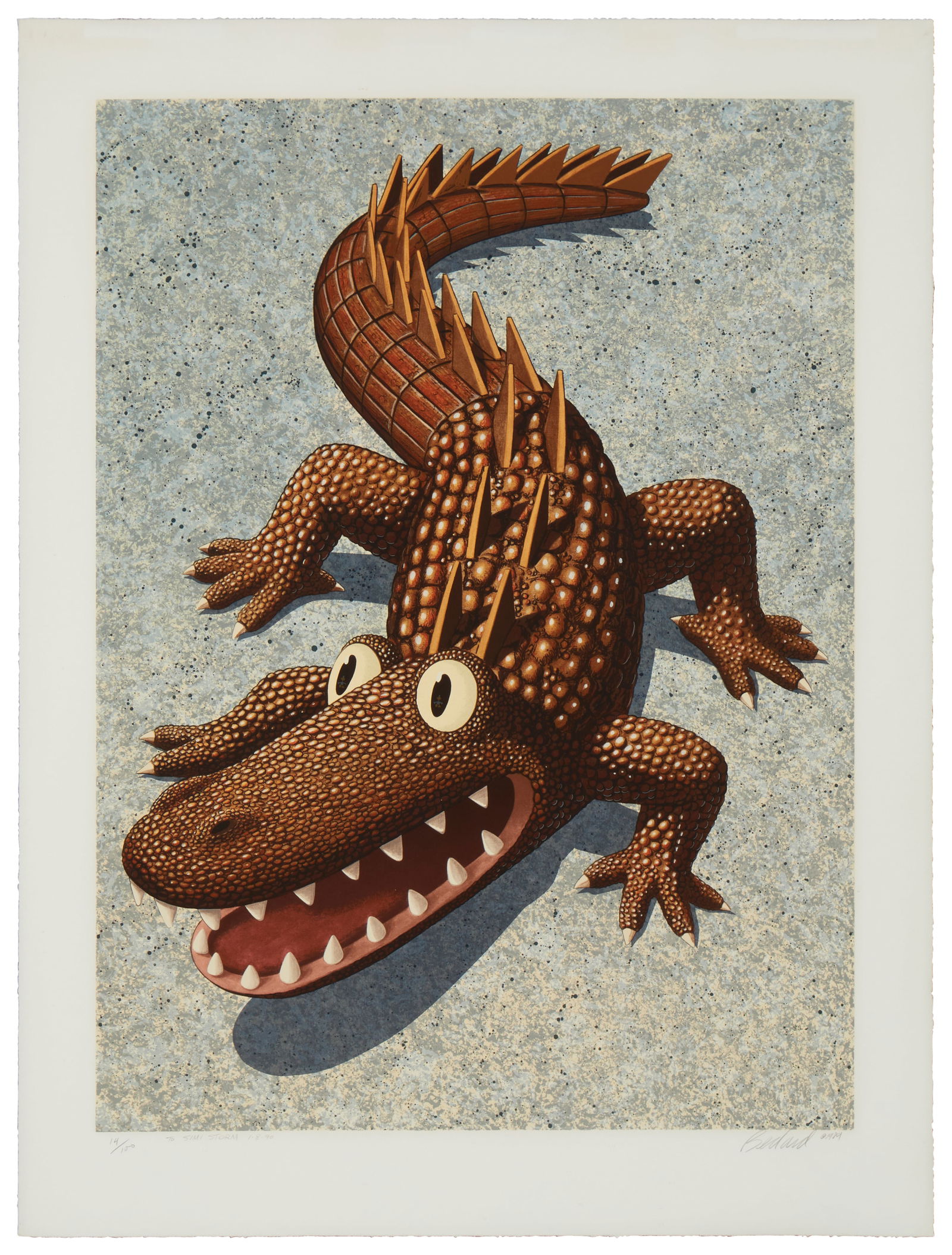 Michael Bedard Color Lithograph,