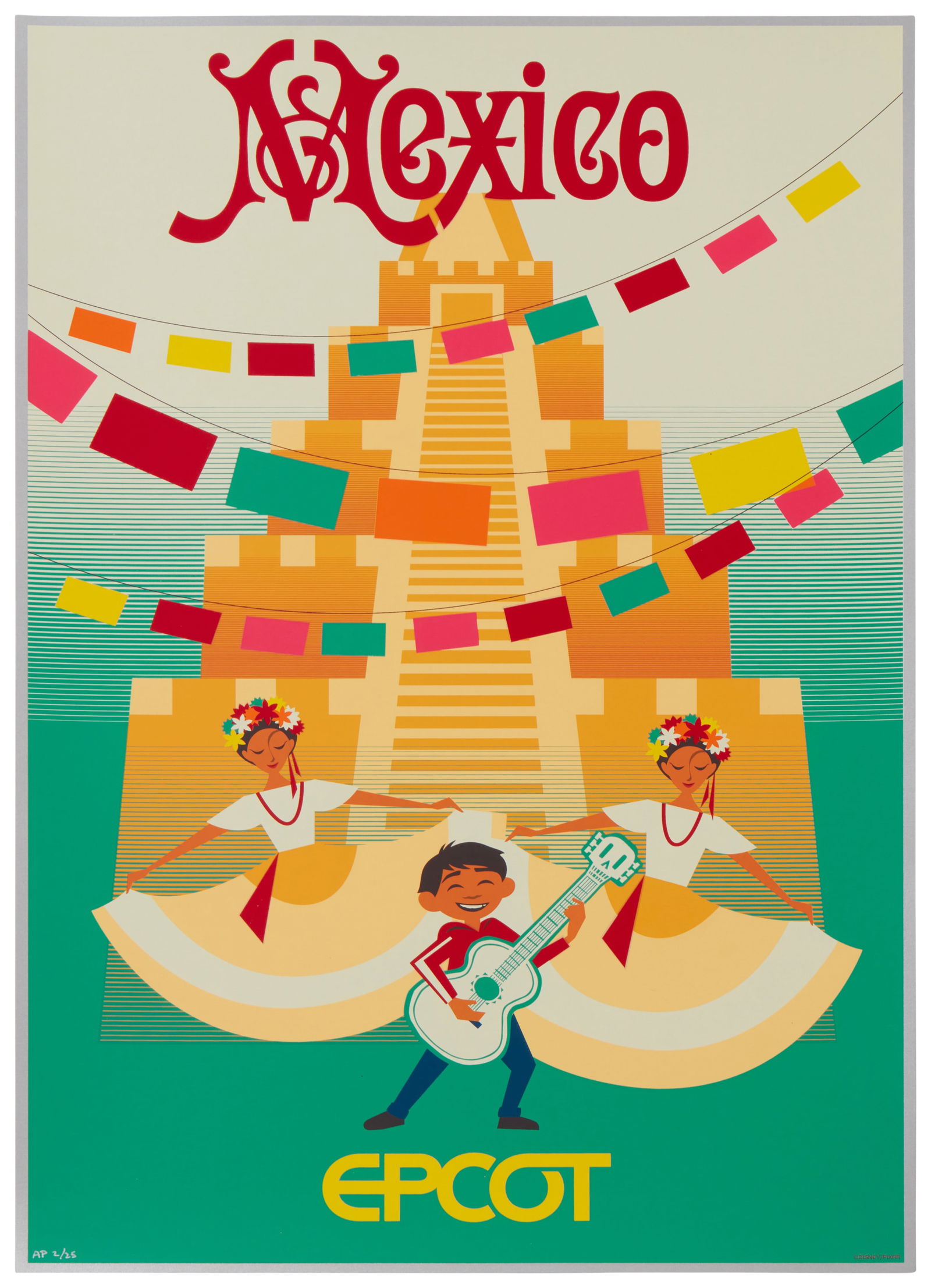 Eric Tan (20th century) and Stacey Aoyama (20th century), "EPCOT 40th Anniversary - Mexico," 2019, (1 of 5)