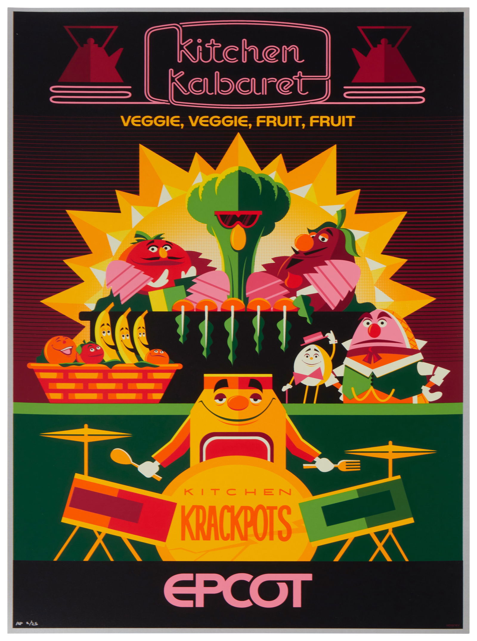 Eric Tan (20th century) and Stacey Aoyama (20th century), "EPCOT 40th Anniversary - Kitchen (1 of 5)