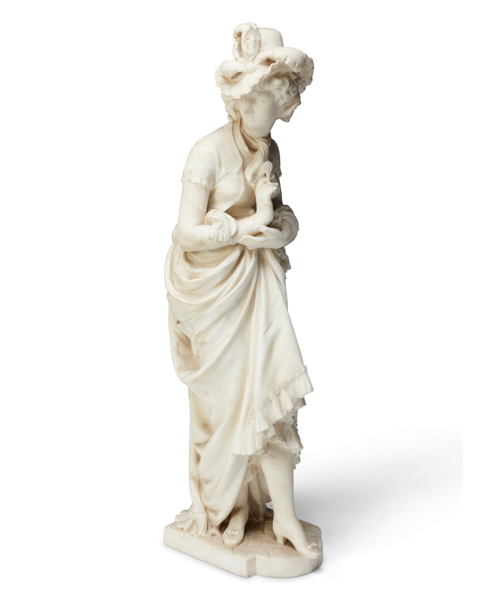 Eugene Antoine Aizelin (1821-1902), Figure of a fashionable woman, 19th century (1 of 6)