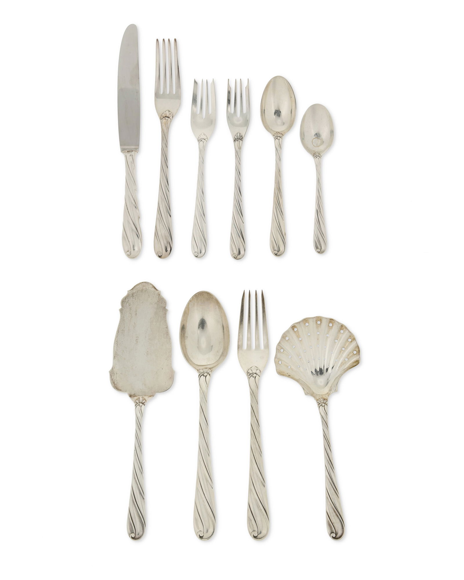 A Buccellati "Torchon" sterling silver flatware service (1 of 3)