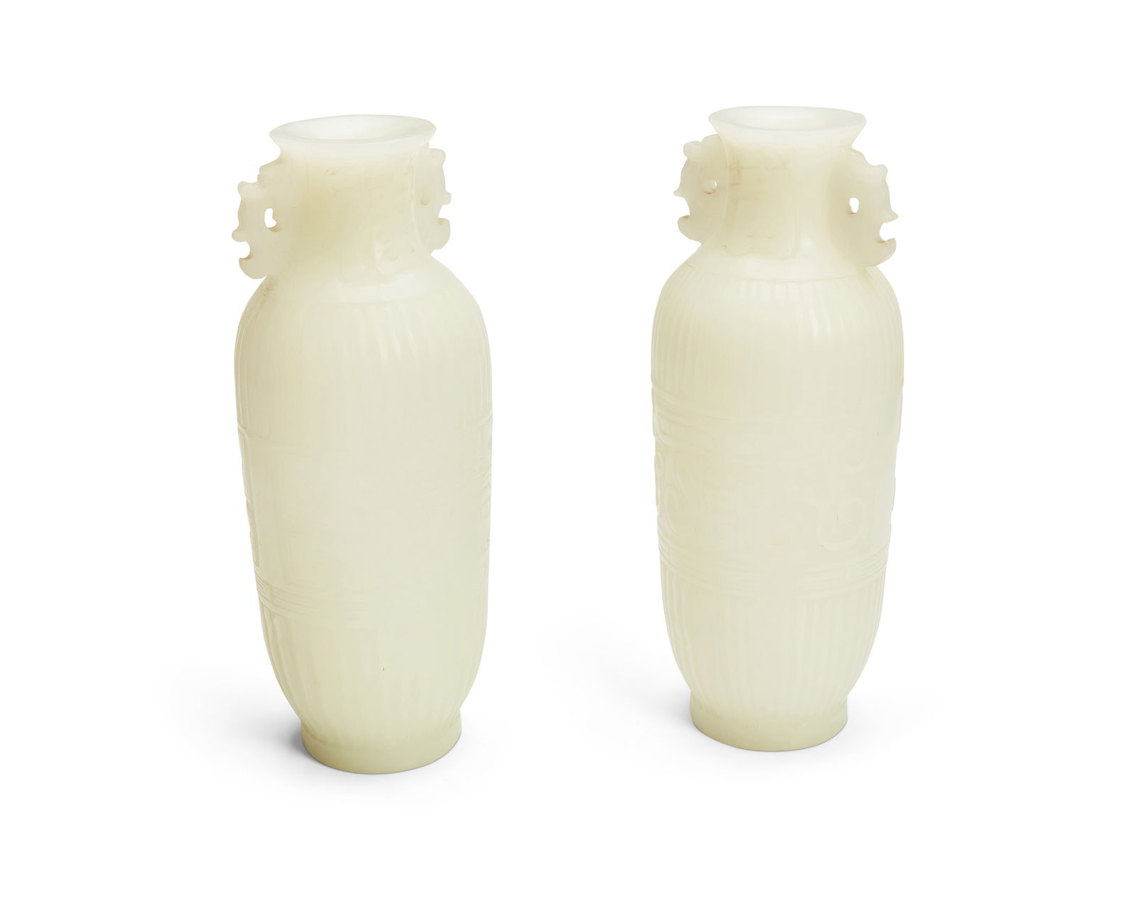 A pair of Chinese Peking glass vases (1 of 3)