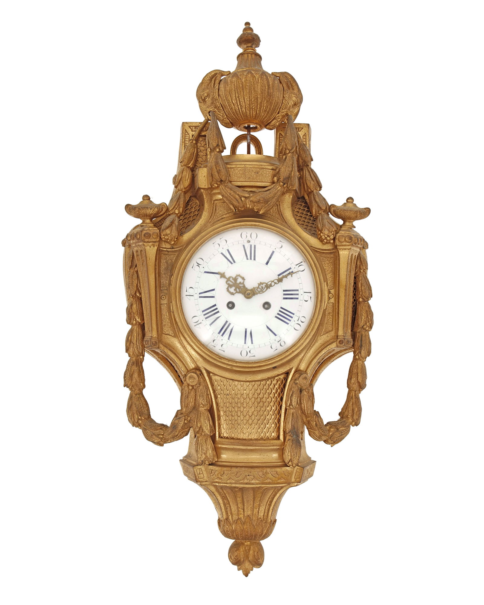 A French Louis XVI-style cartel wall clock (1 of 3)