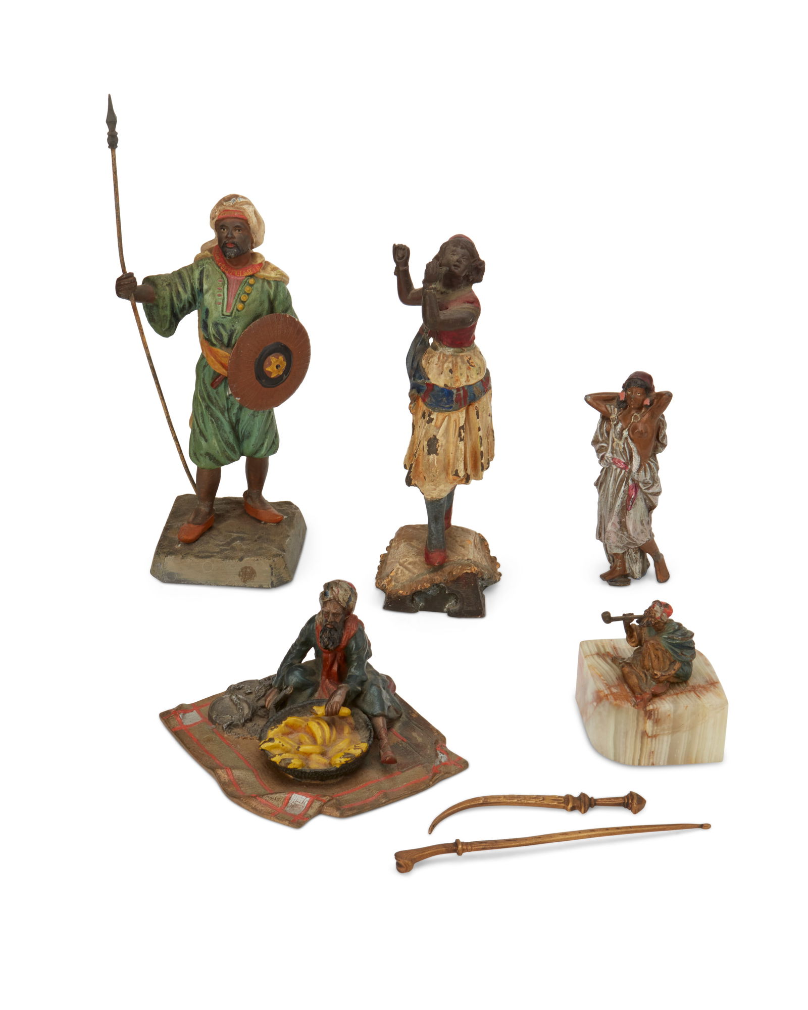 A group of Austrian cold-painted sculptures (1 of 5)