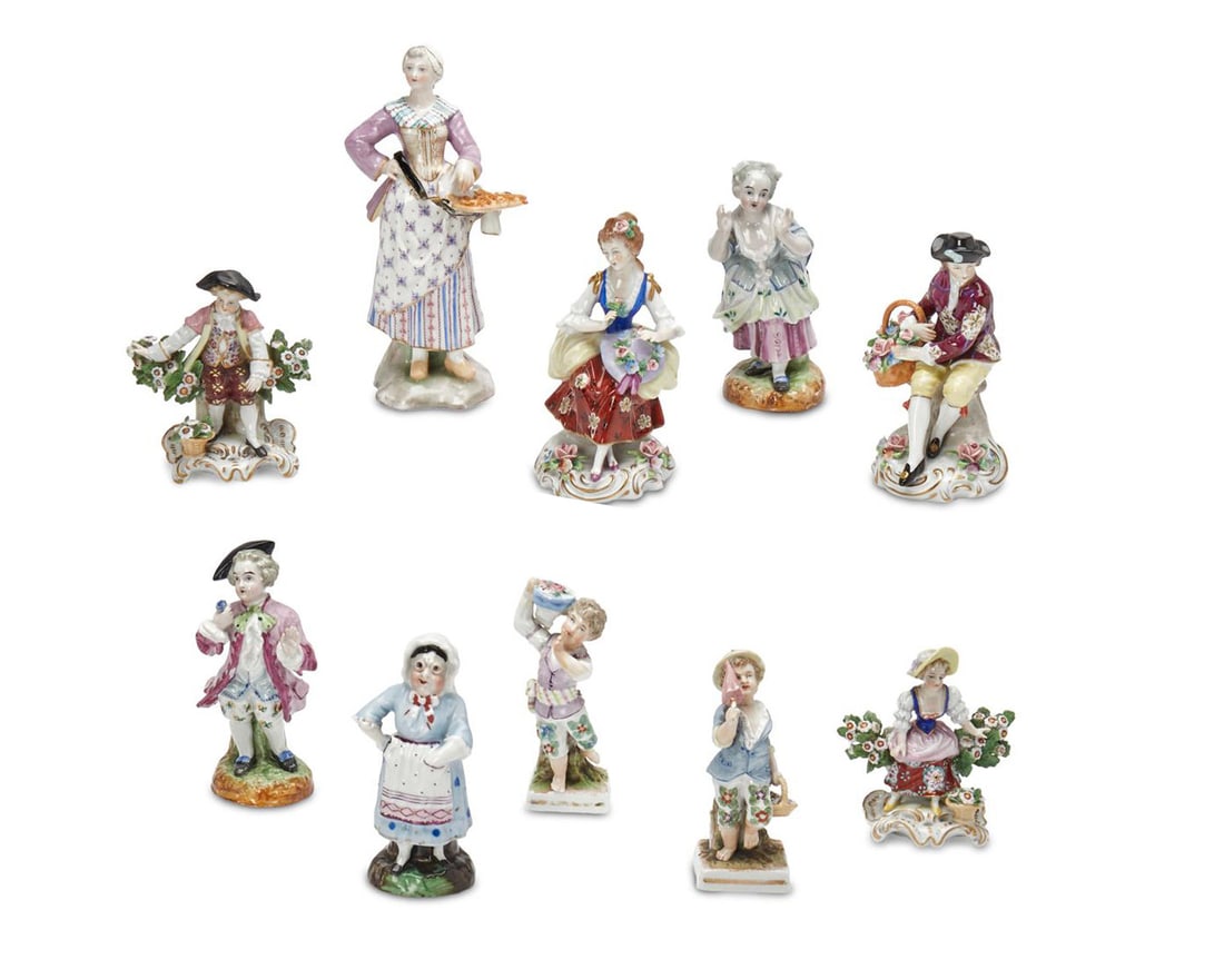 A group of porcelain figures (1 of 6)