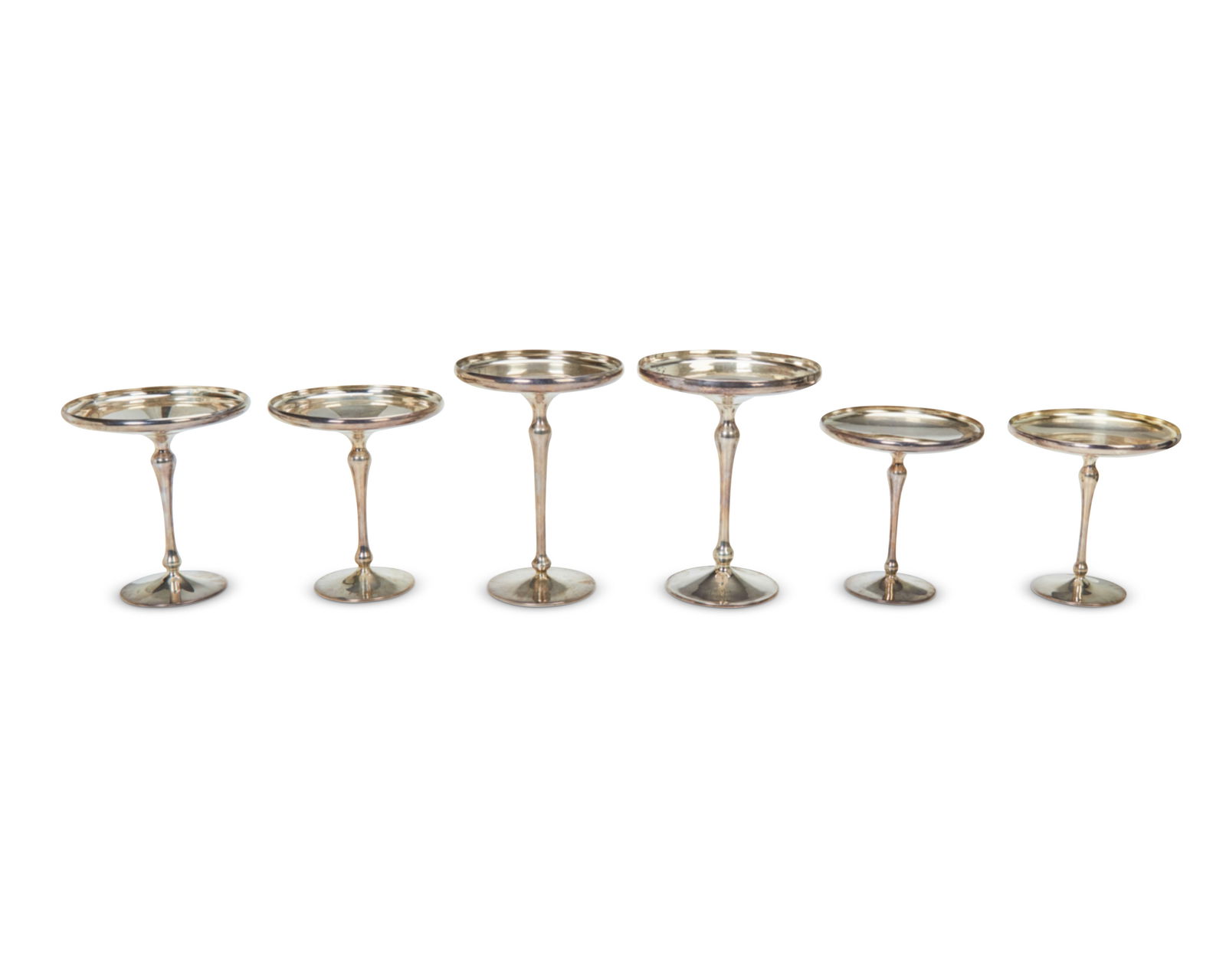 A group of Shreve & Co. weighted sterling silver compotes (1 of 4)