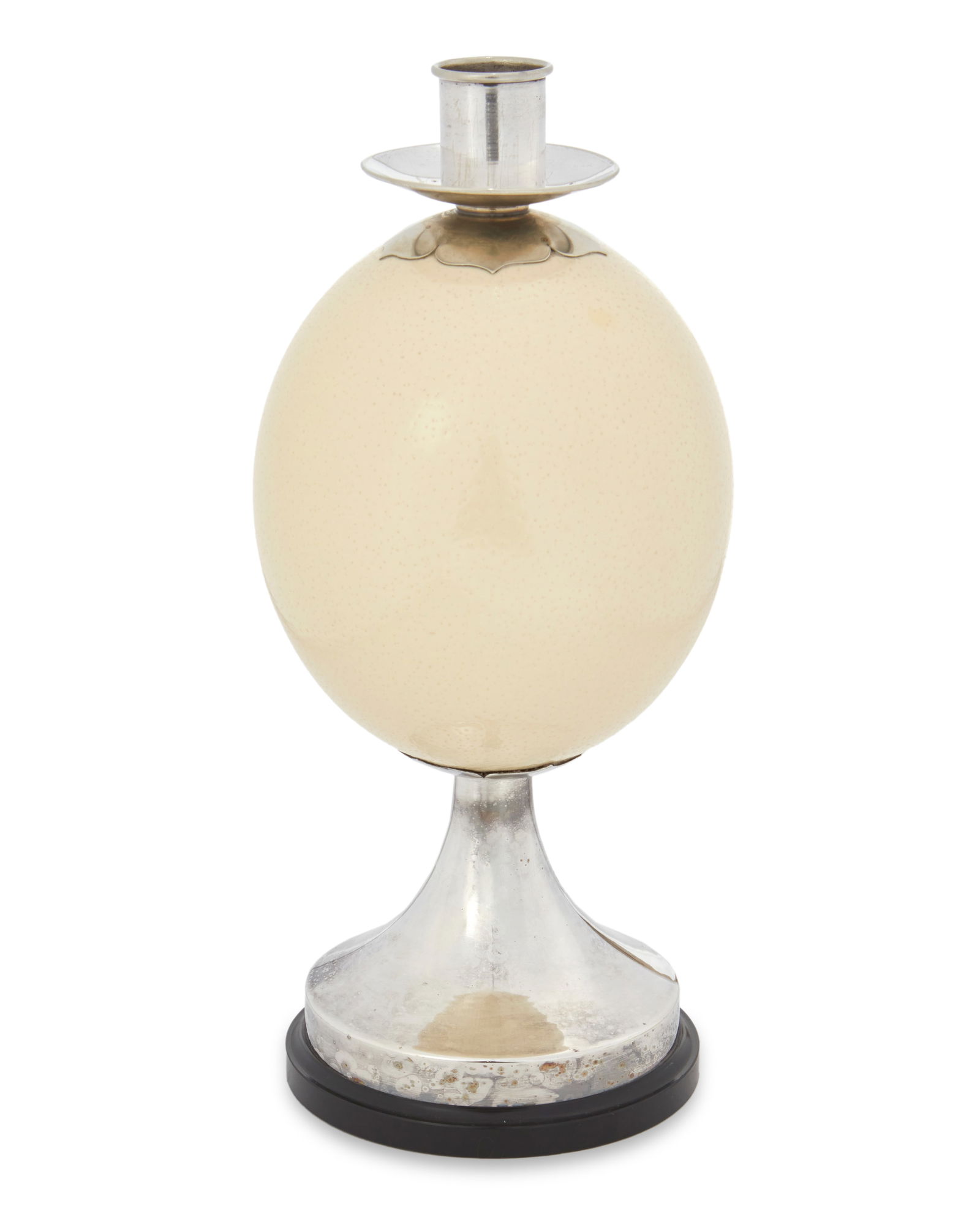 An Anthony Redmile ostrich egg candlestick (1 of 3)
