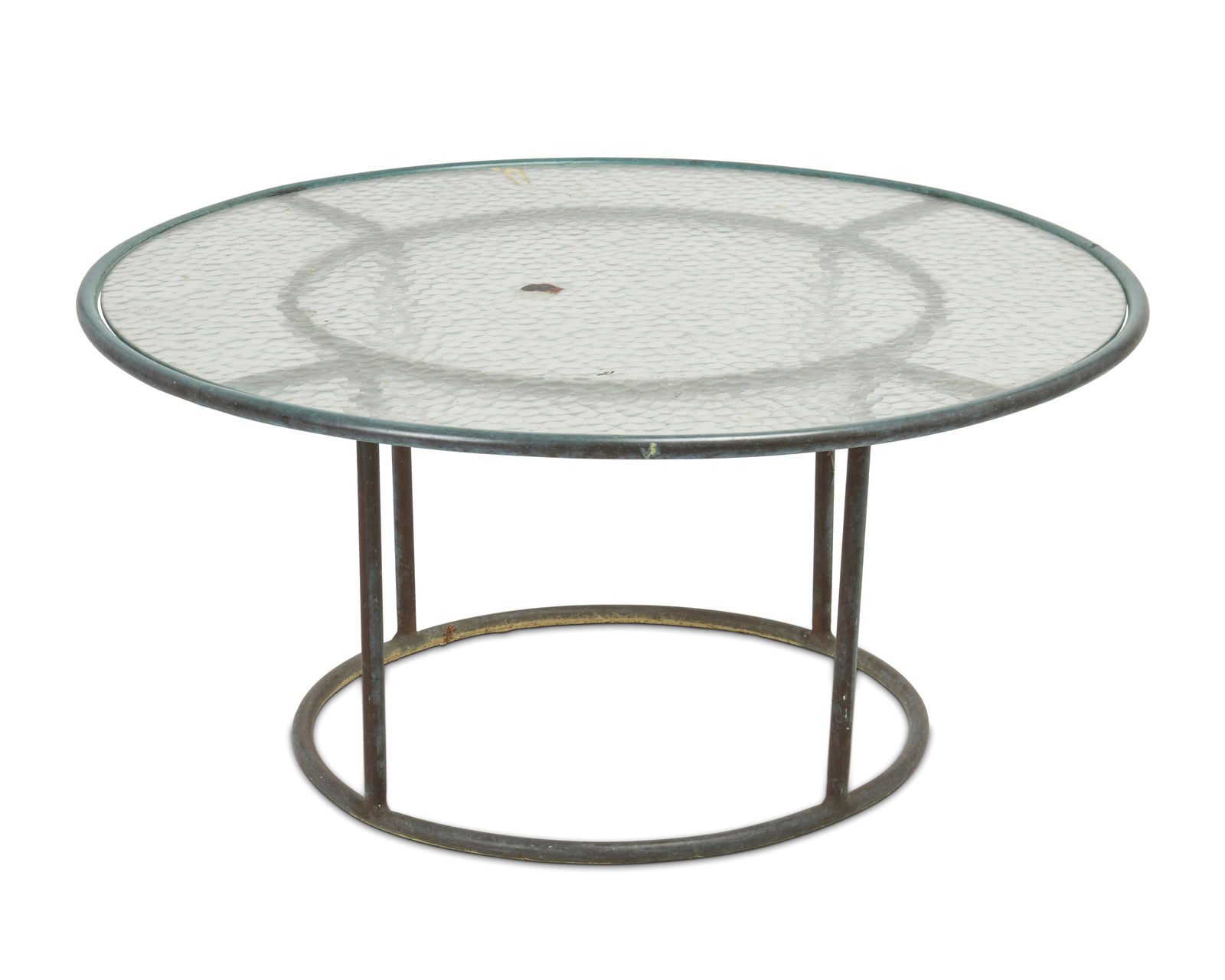 Walter Lamb (active 20th century), A bronze patio coffee table for Brown Jordan, mid-20th century, (1 of 4)