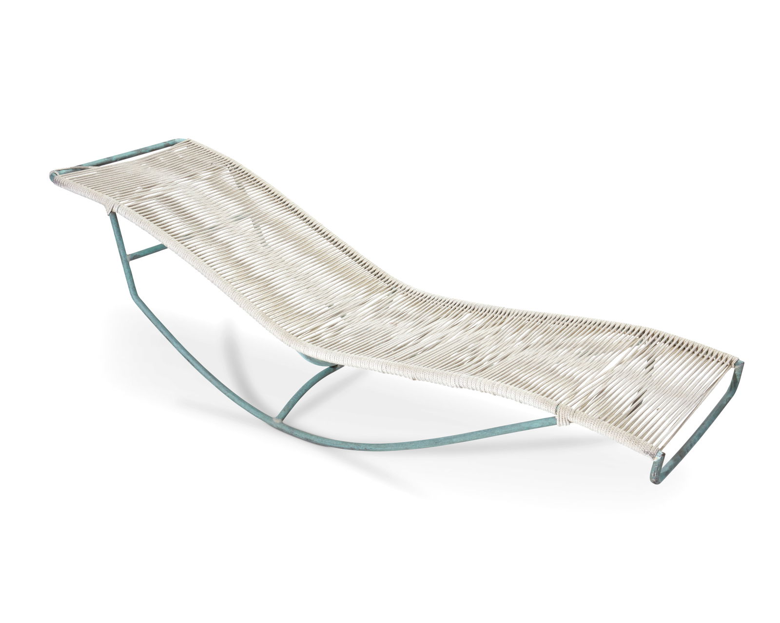 Walter Lamb (active 20th century), A bronze patio "Waikiki" lounge for Brown Jordan, mid-20th (1 of 4)