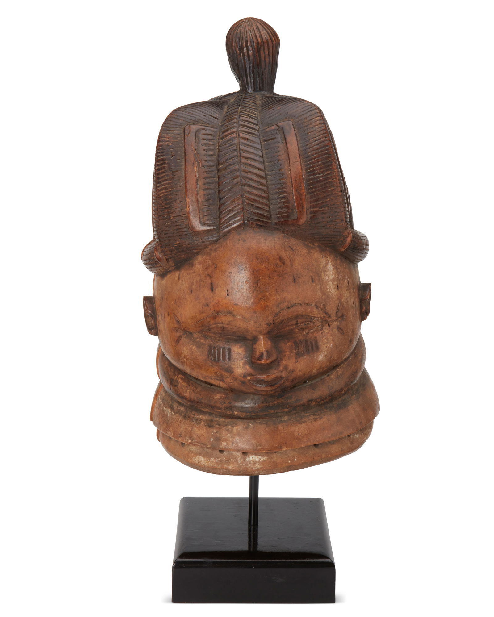 A Mende woman's helmet mask (1 of 5)