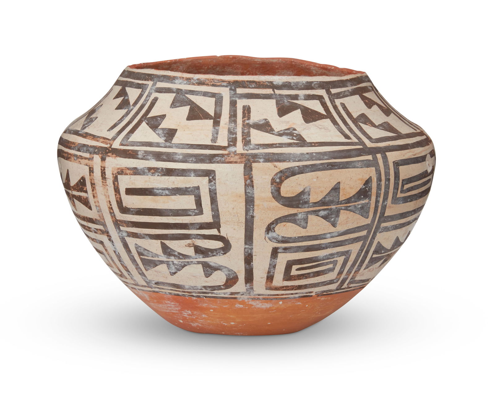 An Acoma Pueblo olla pottery jar (1 of 6)