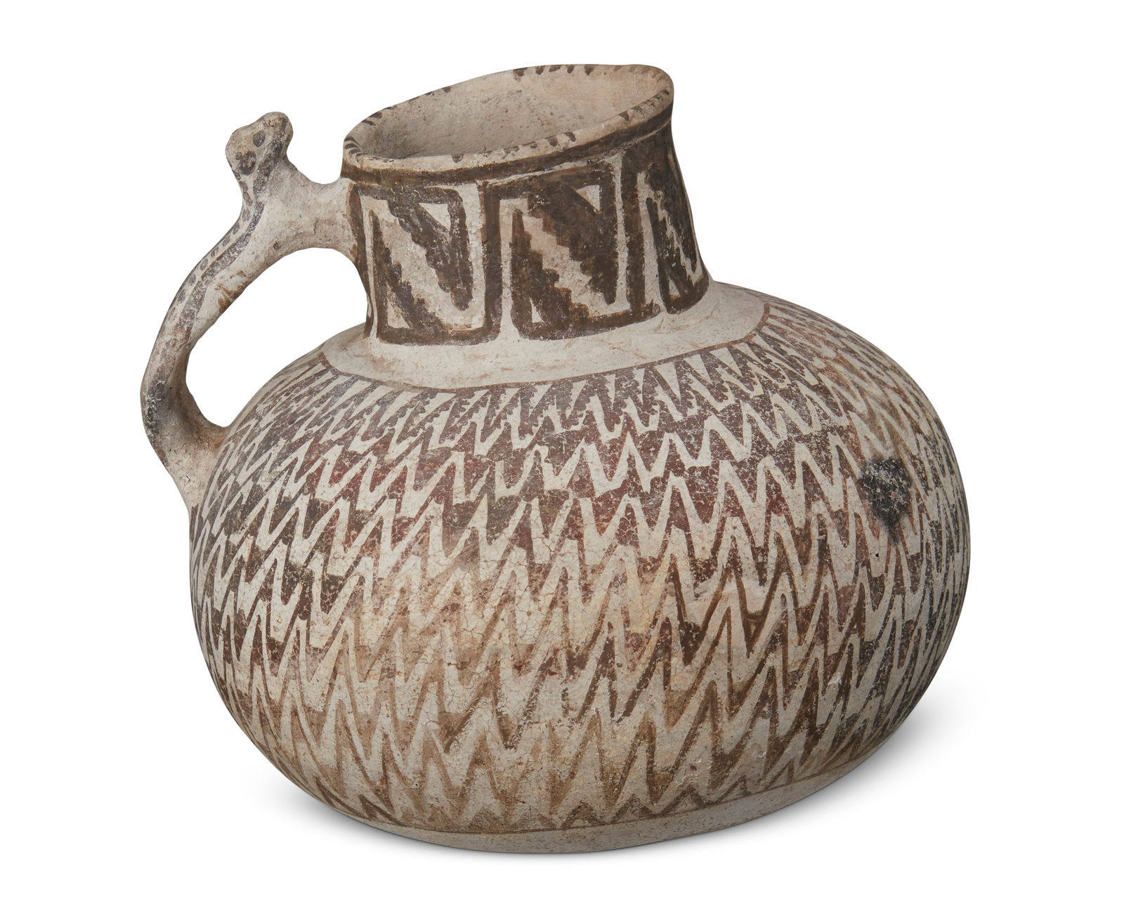 An Anasazi Tularosa pottery handled jar (1 of 12)