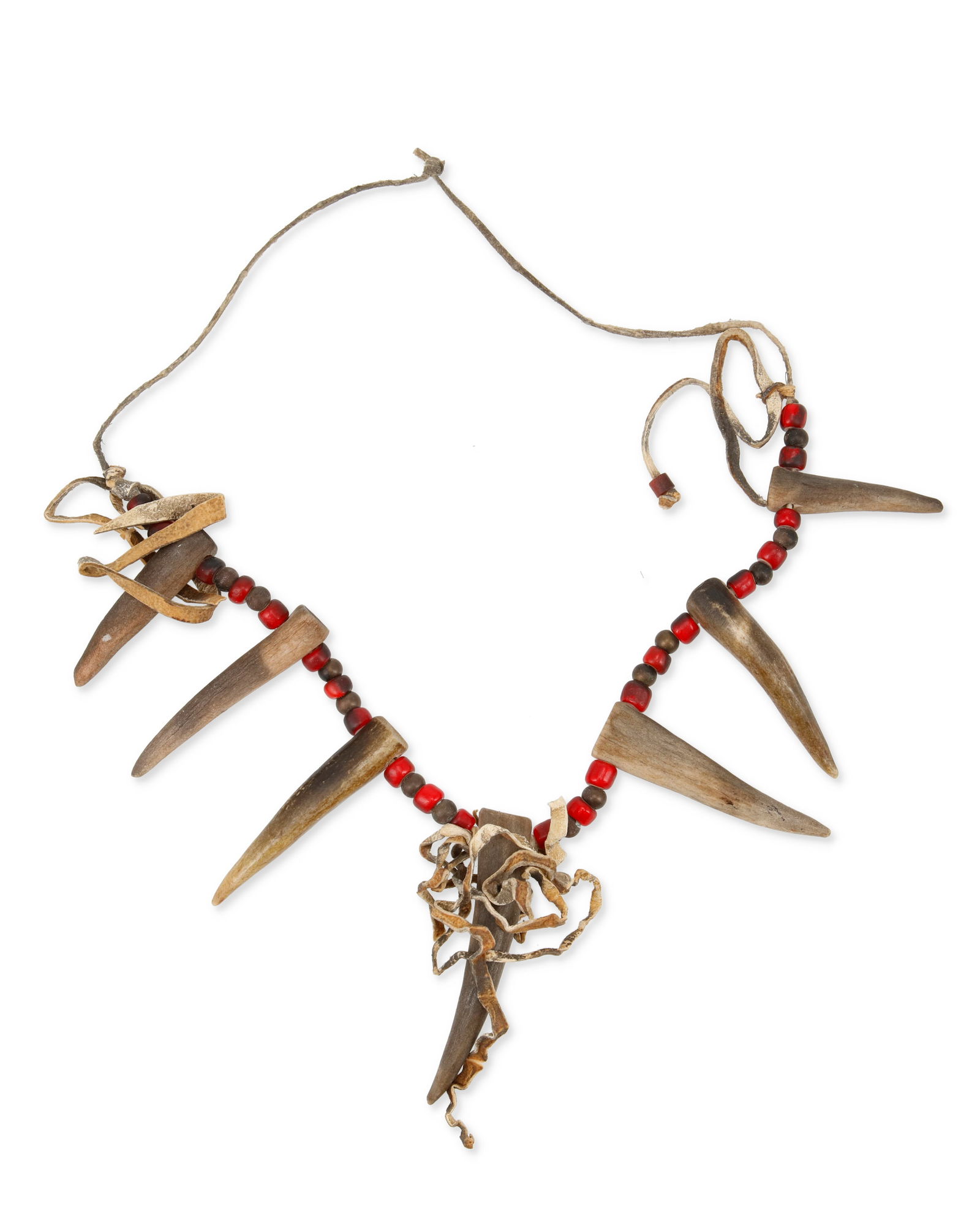 A Native American antler necklace (1 of 2)