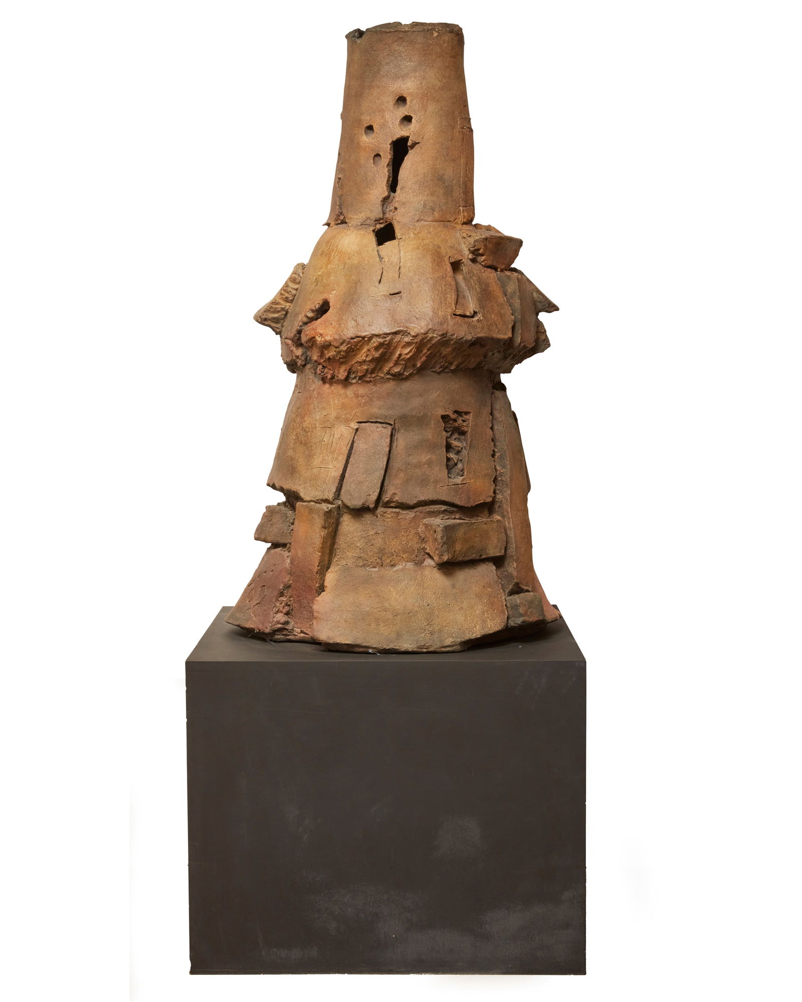 Peter Voulkos , "Alegria," 2000, Cast bronze, 50" H x 28" Dia: Peter Voulkos(1924-2002)"Alegria," 2000Cast bronzeSigned and dated in the casting near the bottom: Voulkos50" H x 28" Dia Provenance: Frank Lloyd Gallery, Santa Monica, California<