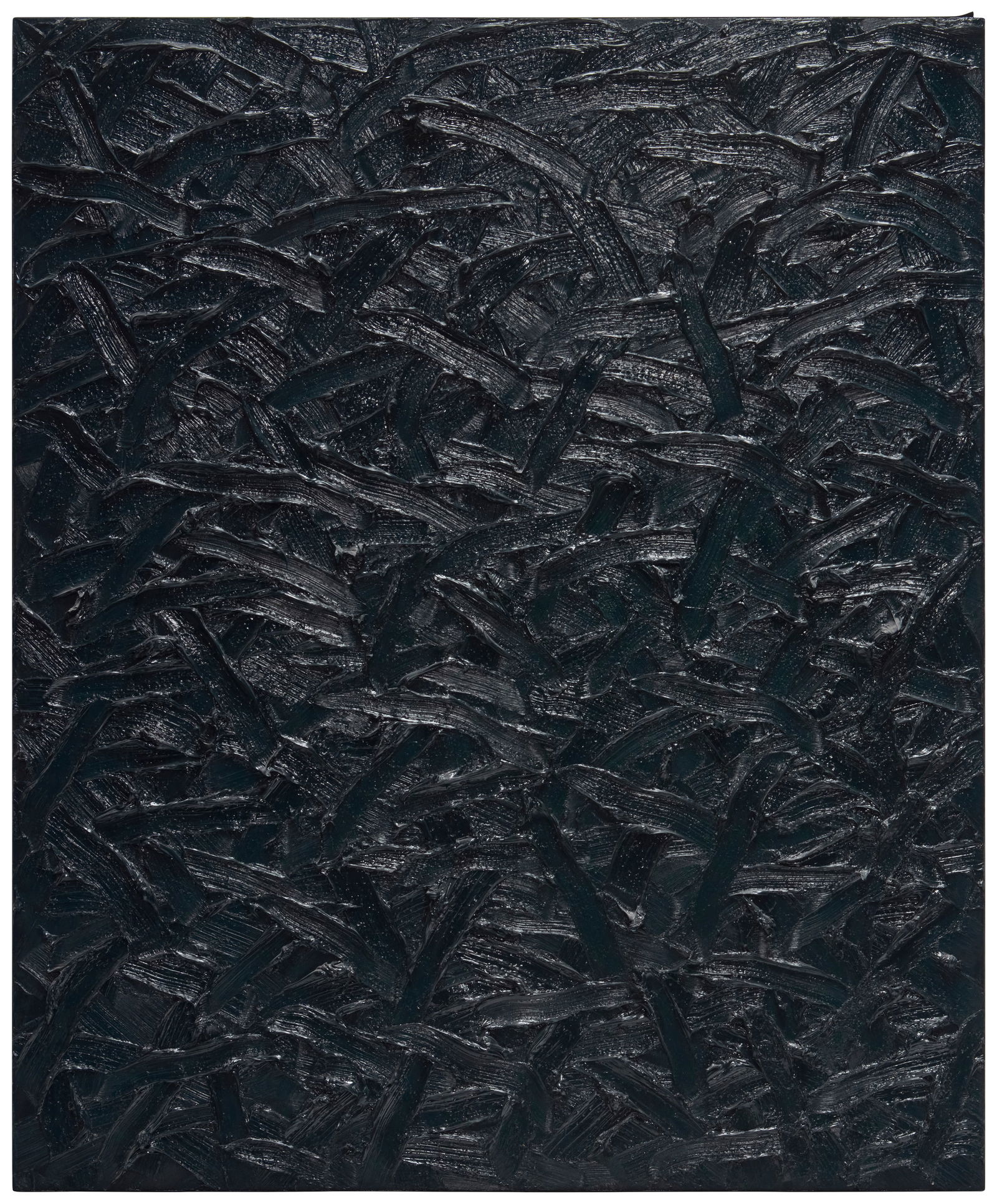 James Hayward (b. 1943), Dark blue/cobalt abstract, Oil on canvas laid to panel, 58" H x 48" W: James Hayward(b. 1943)Dark blue/cobalt abstractOil on canvas laid to panelUnsigned58" H x 48" W